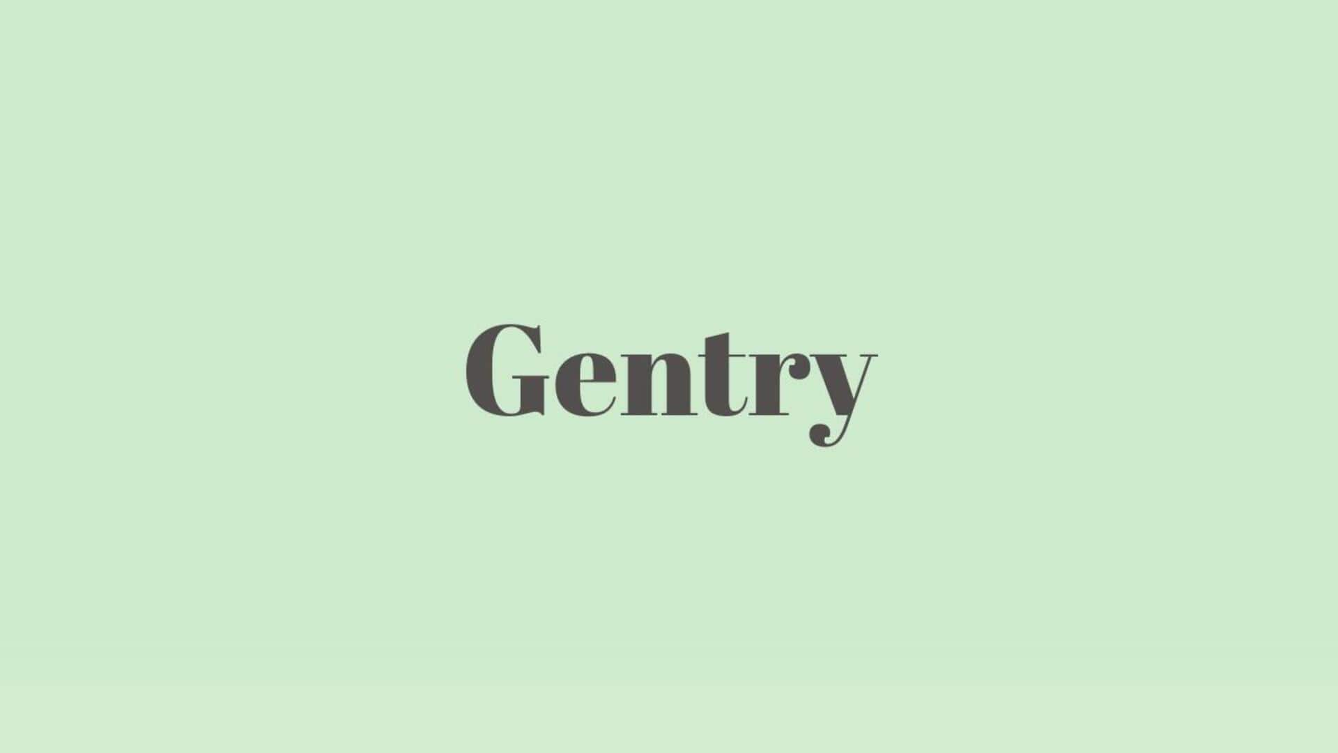 Word of the Day: Gentry