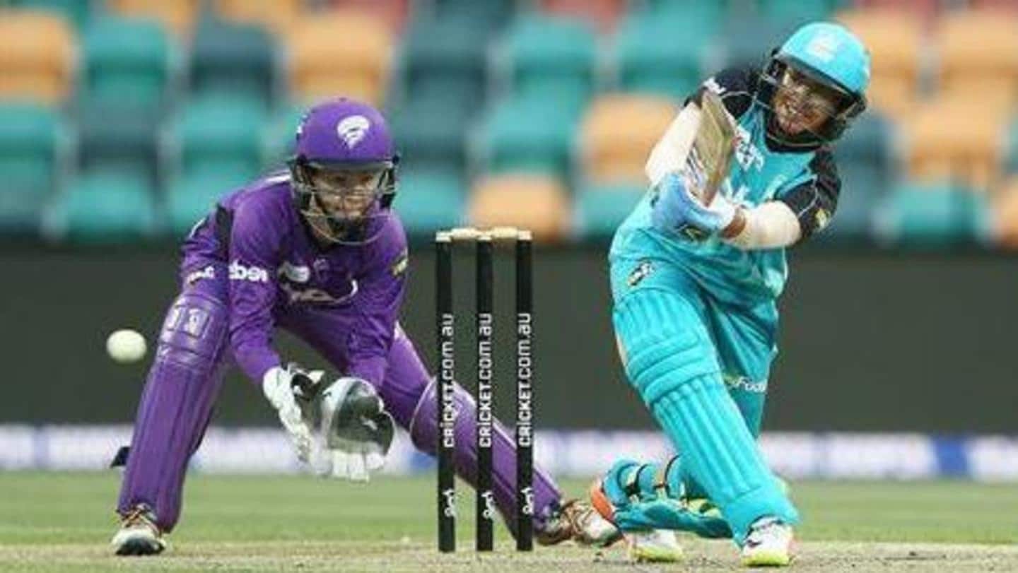 Mandhana had represented the Brisbane Heat previously in WBBL Mandhana had represented the Brisbane Heat previously in WBBL