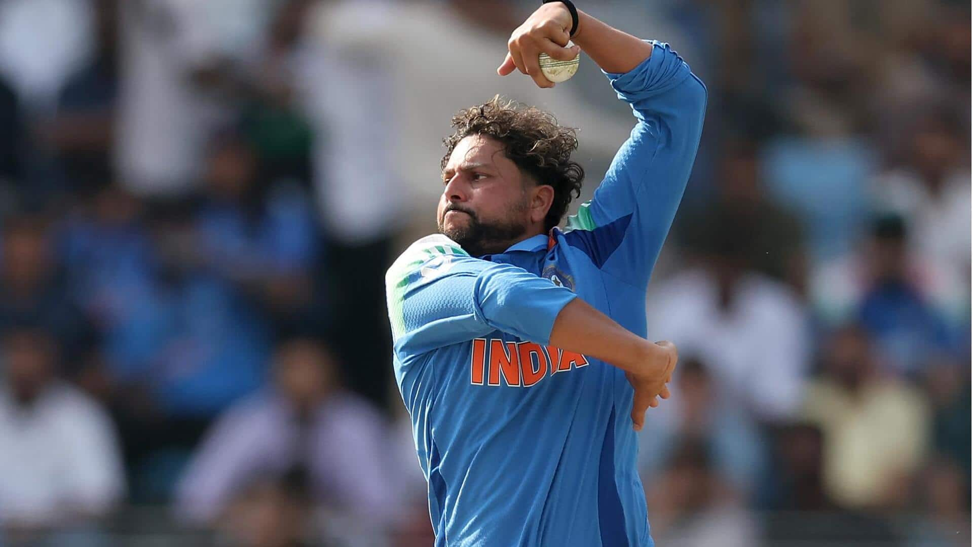 Kuldeep Yadav races to 300 wickets across formats: Stats