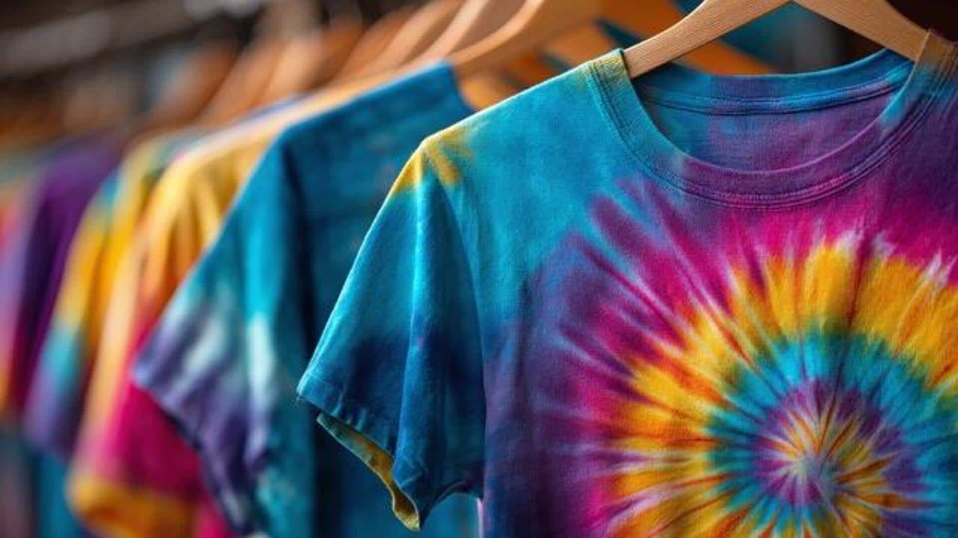 Creative tie-dye methods to try at home