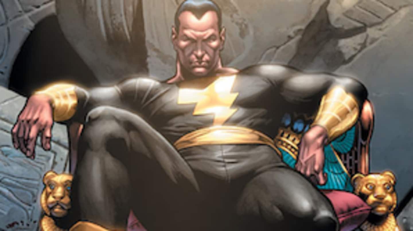 Black Adam is an ancient Egyptian predecessor of Captain Marvel Black Adam is an ancient Egyptian predecessor of Captain Marvel