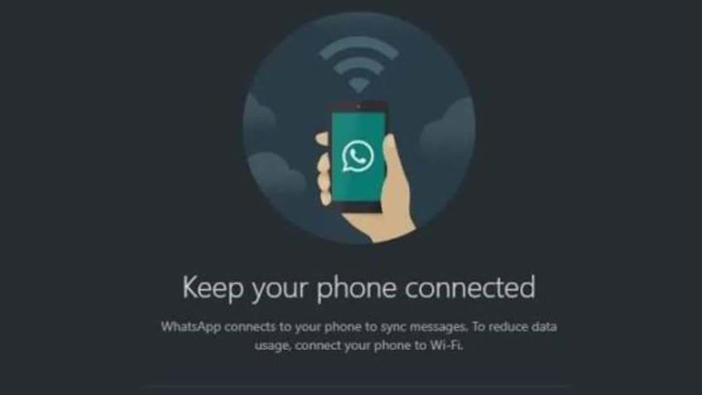 Multi-device support allows four devices to use WhatsApp independently, simultaneously Multi-device support allows four devices to use WhatsApp independently, simultaneously