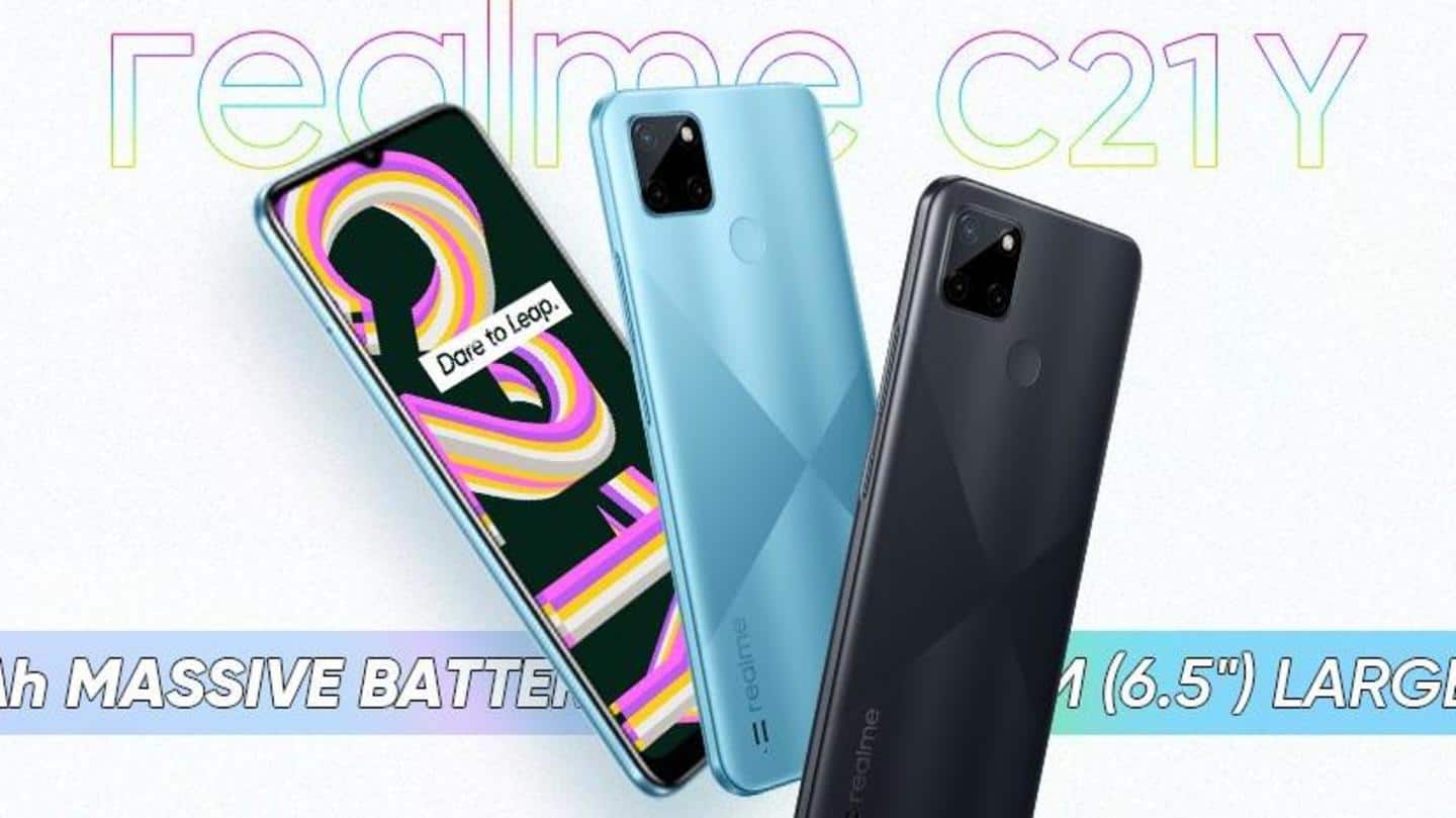 Realme C21Y, with triple rear cameras, launched at Rs. 9,000