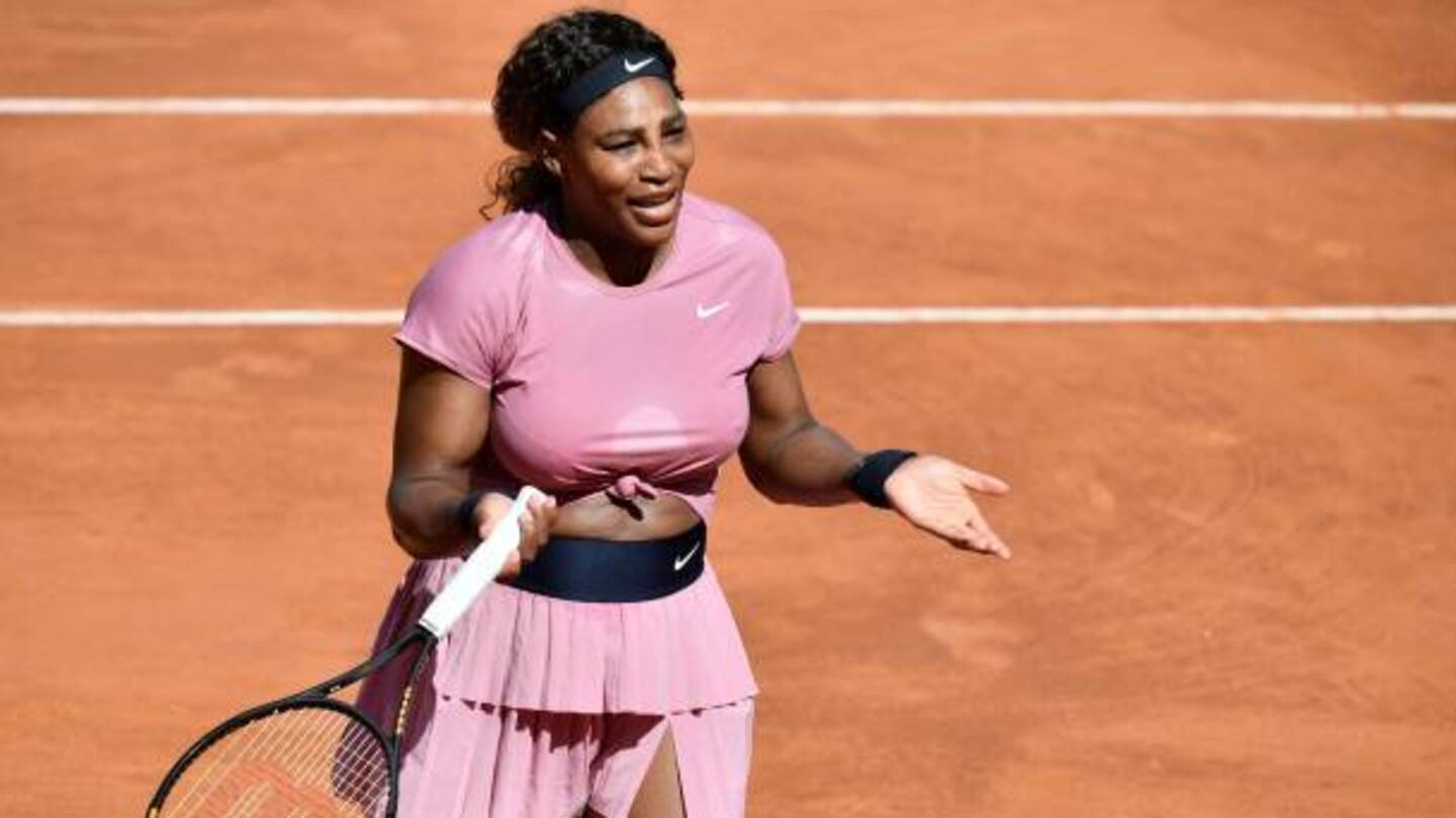 Serena faces defeat after making a return Serena faces defeat after making a return