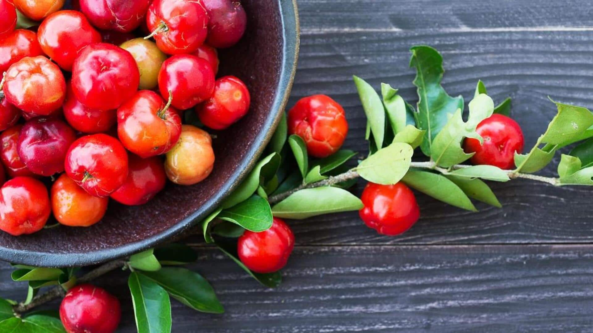 Camu camu v/s acerola cherry: Which has more vitamin C?