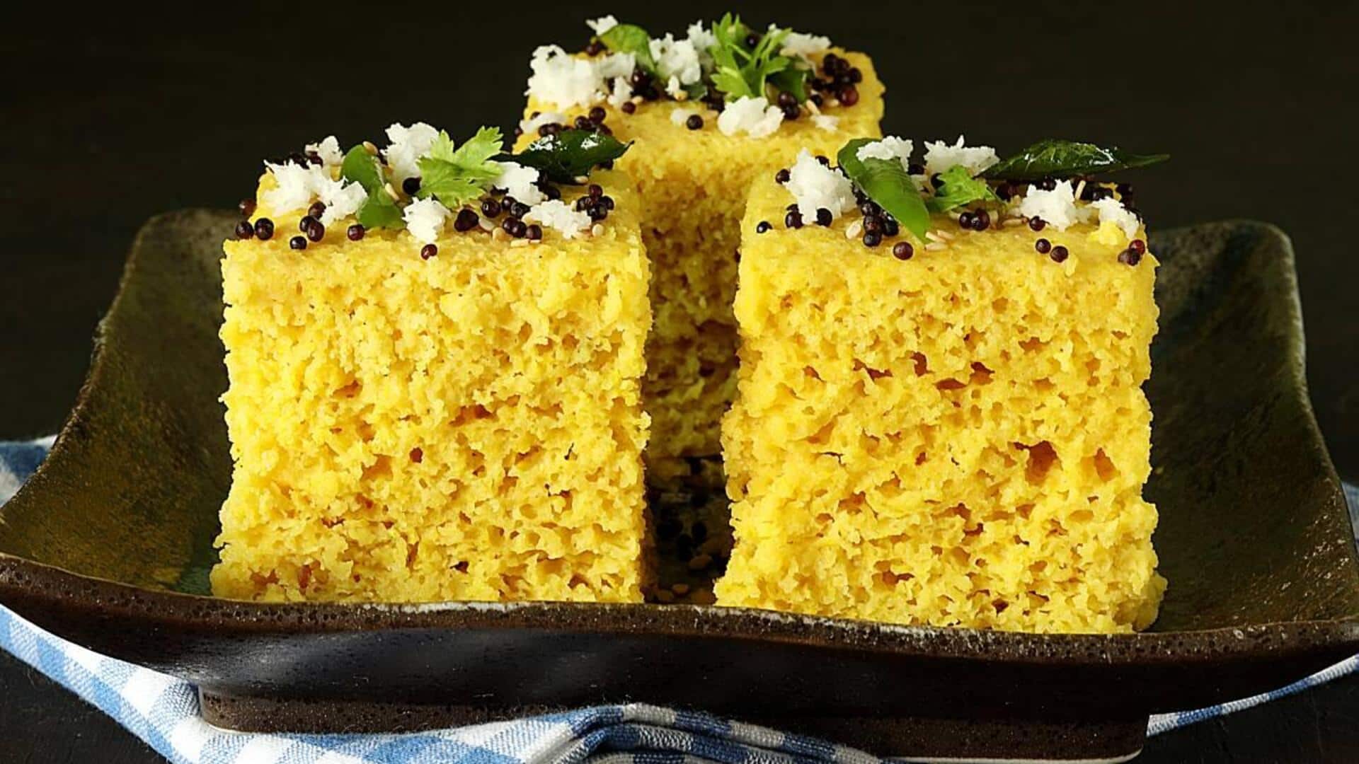 Khaman dhokla: A must-try street breakfast