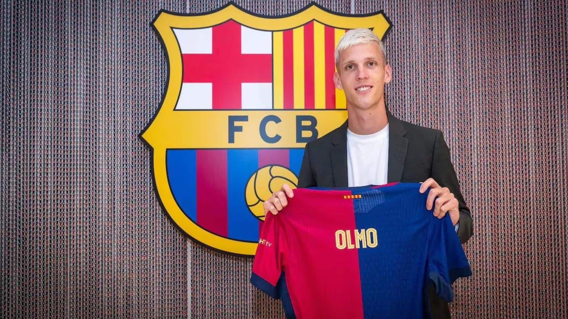 La Liga: Barcelona complete midfielder Dani Olmo's registration