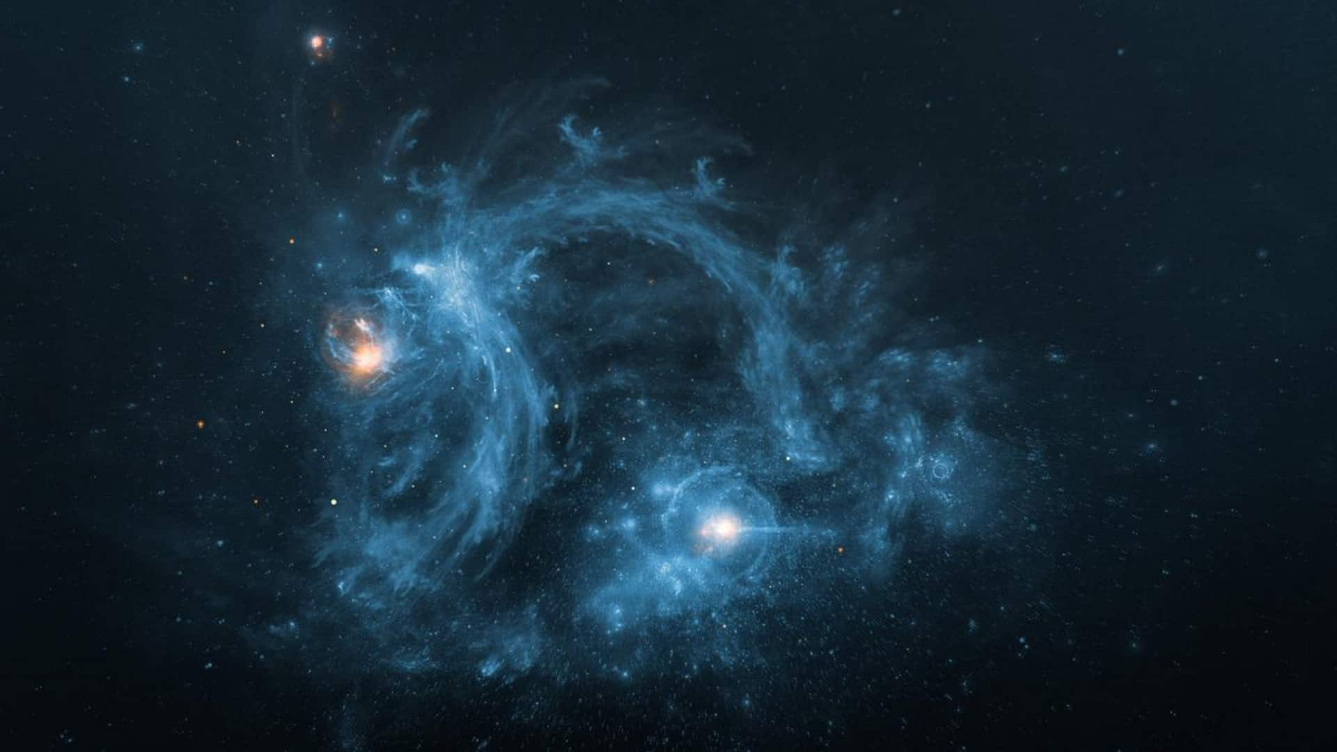 Astronomers discover rare Einstein zig-zag lens formed by 2 galaxies