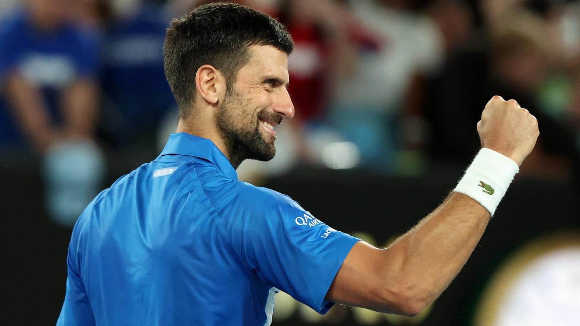 Novak Djokovic becomes first man to reach 50 major semi-finals 