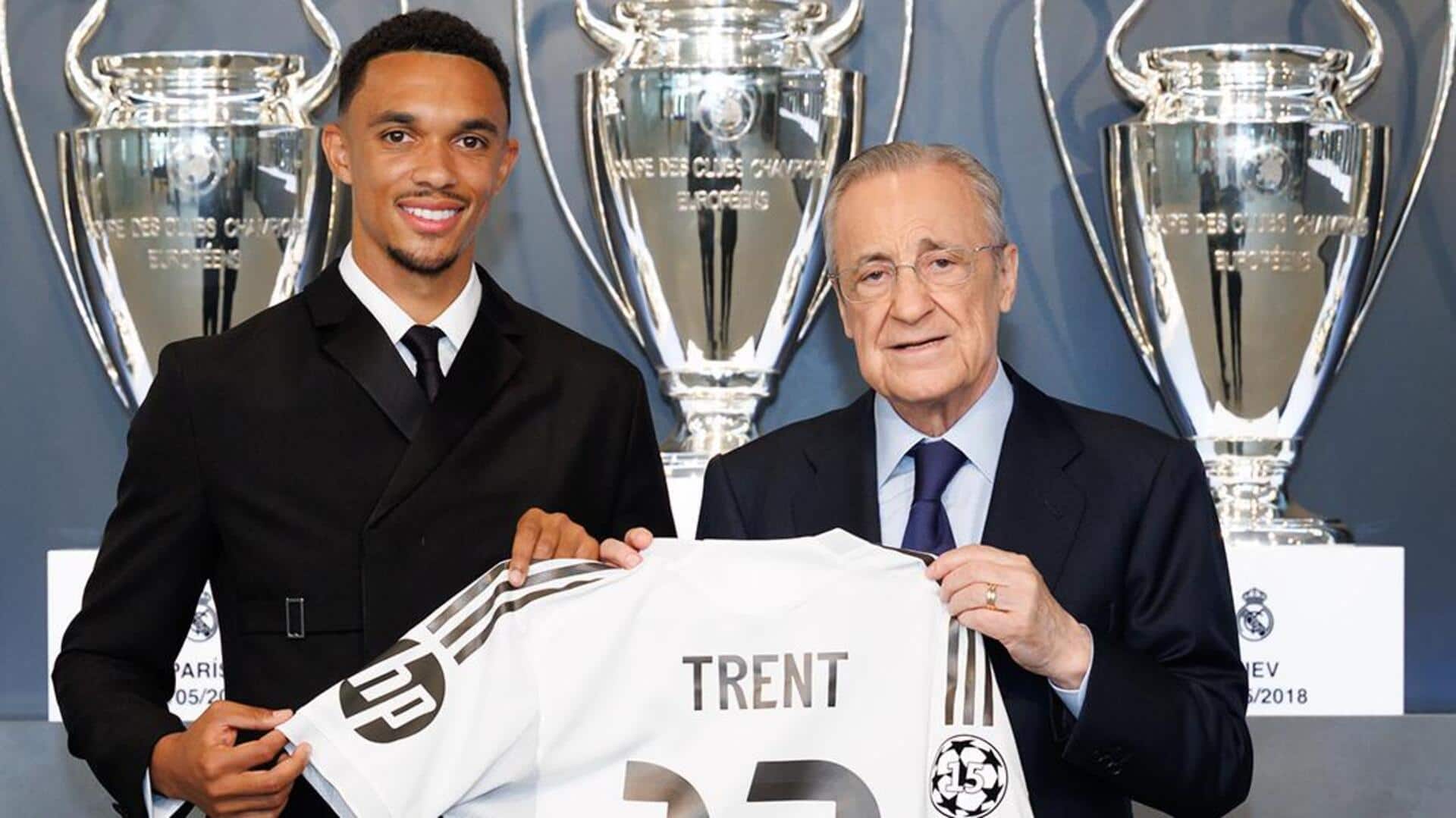 Real Madrid unveil new signing Trent Alexander-Arnold: Presenting complete details Real Madrid unveil new signing Trent Alexander-Arnold: Presenting complete details