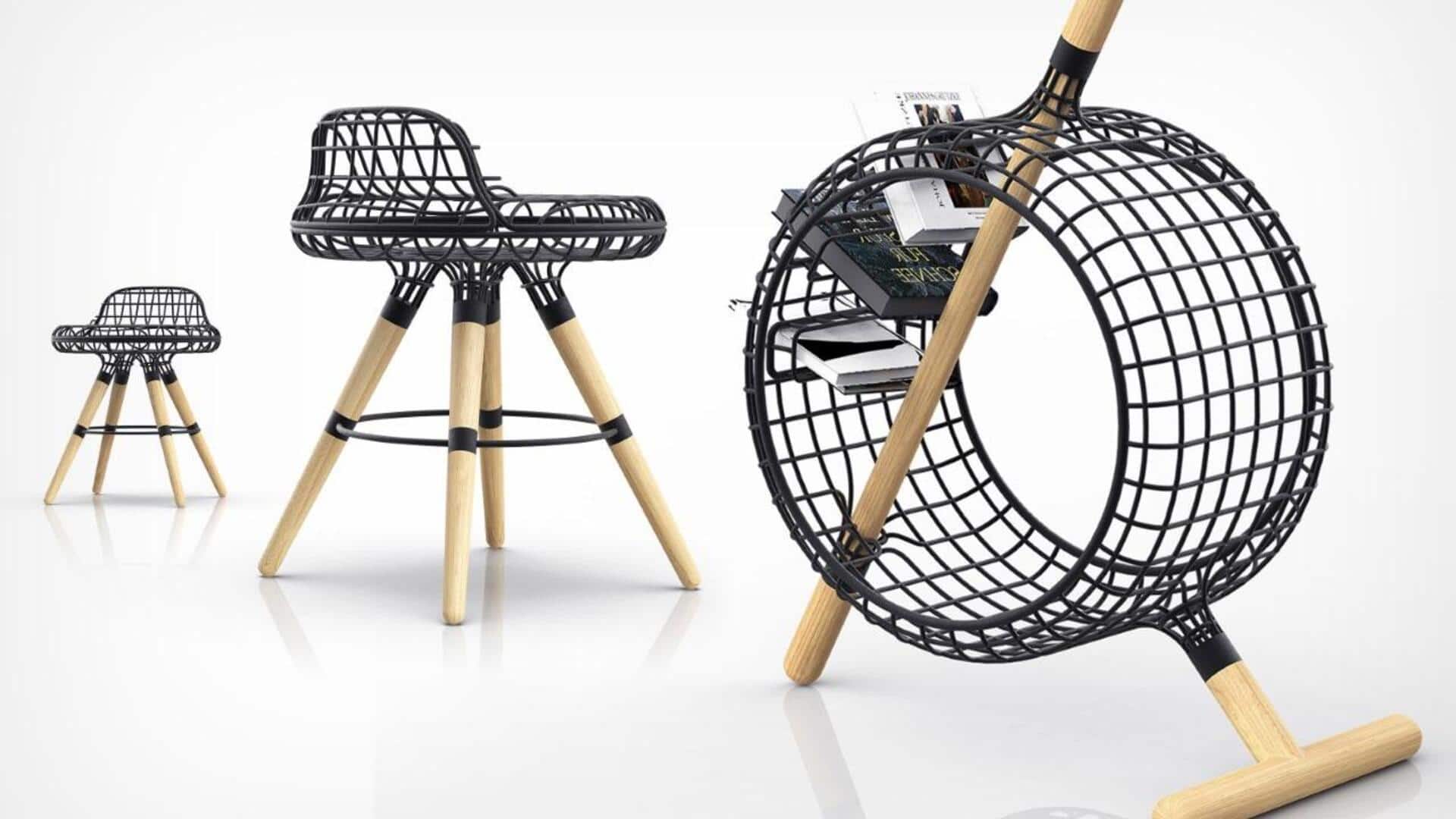 How to use wireframe furniture to elevate any living room