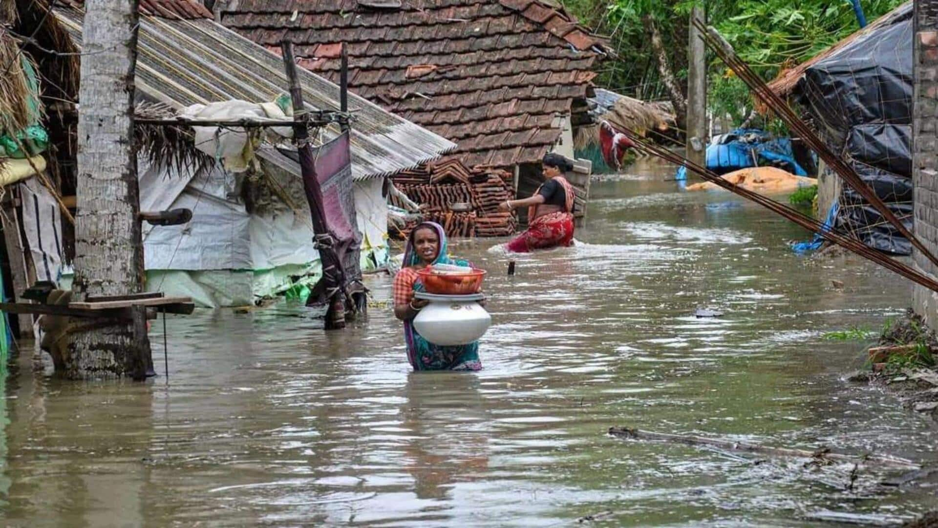 Floods leave no dry land for cremation in Bengal's Ghatal 