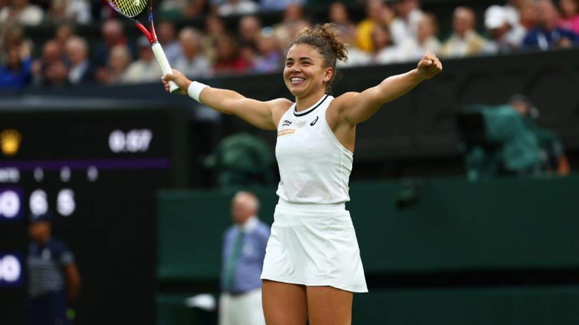 Jasmine Paolini becomes first Italian woman to reach Wimbledon semi-finals