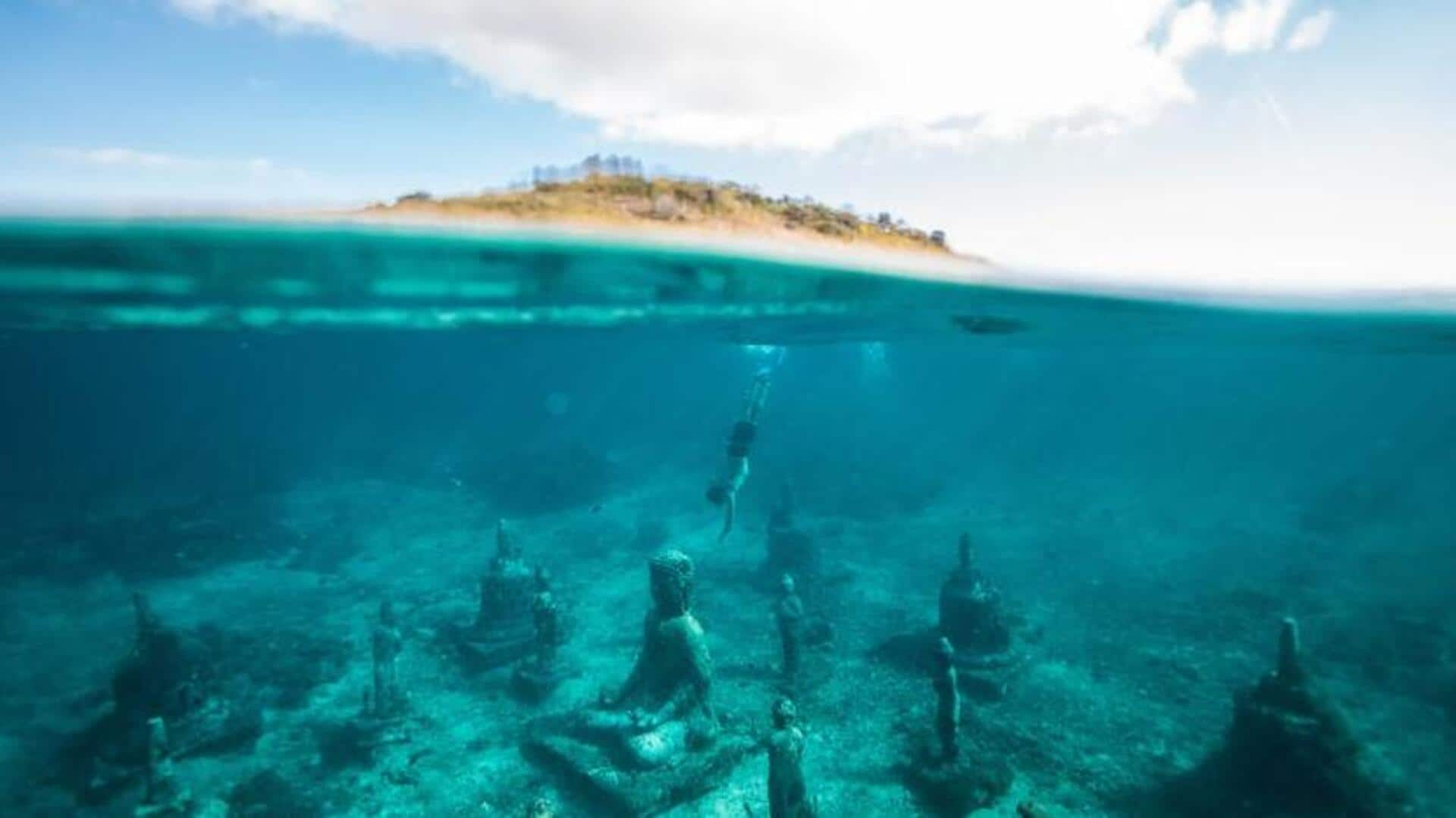 Exploring underwater sculpture parks