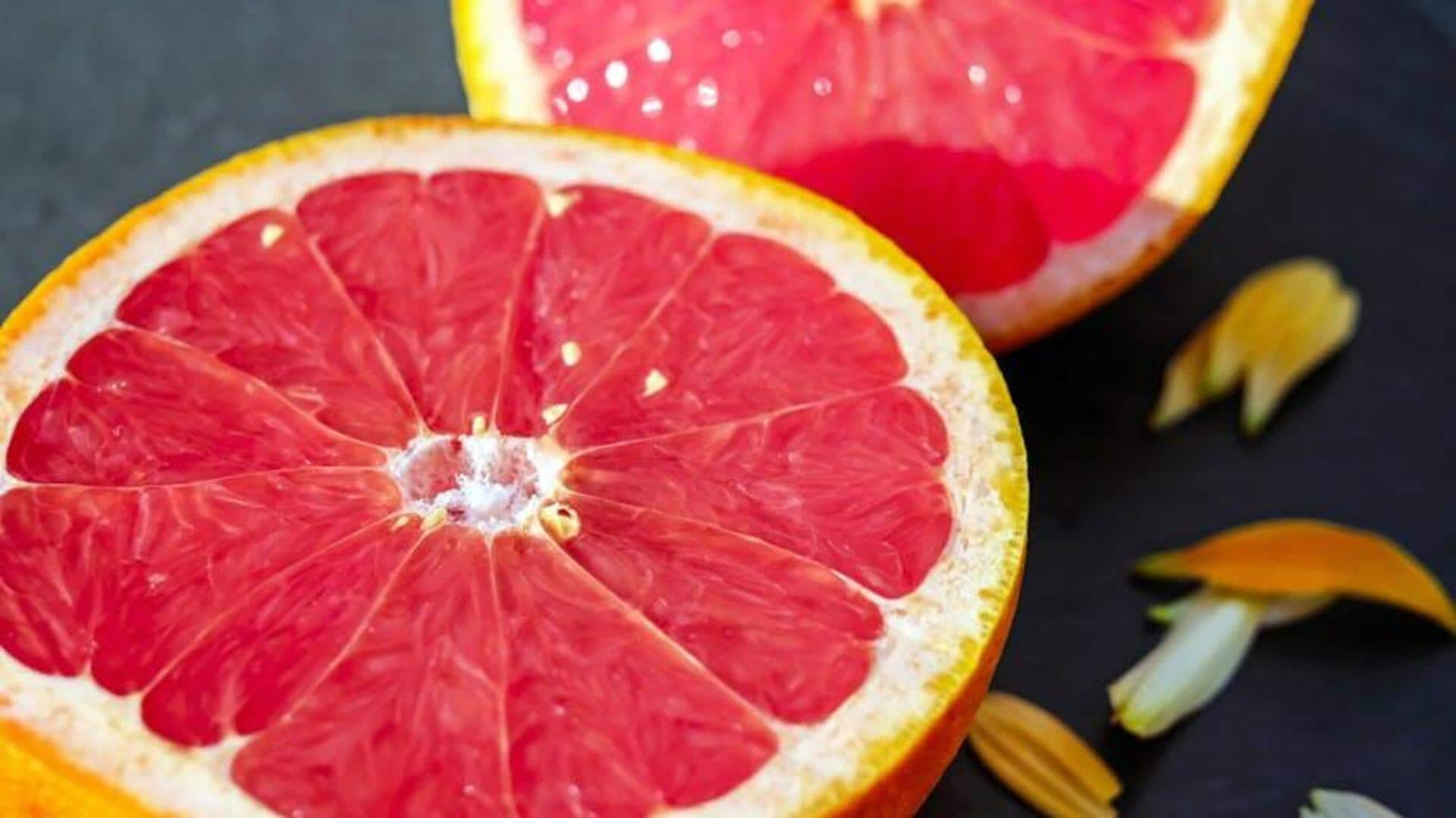 Enhancing glow with grapefruit vitality boost