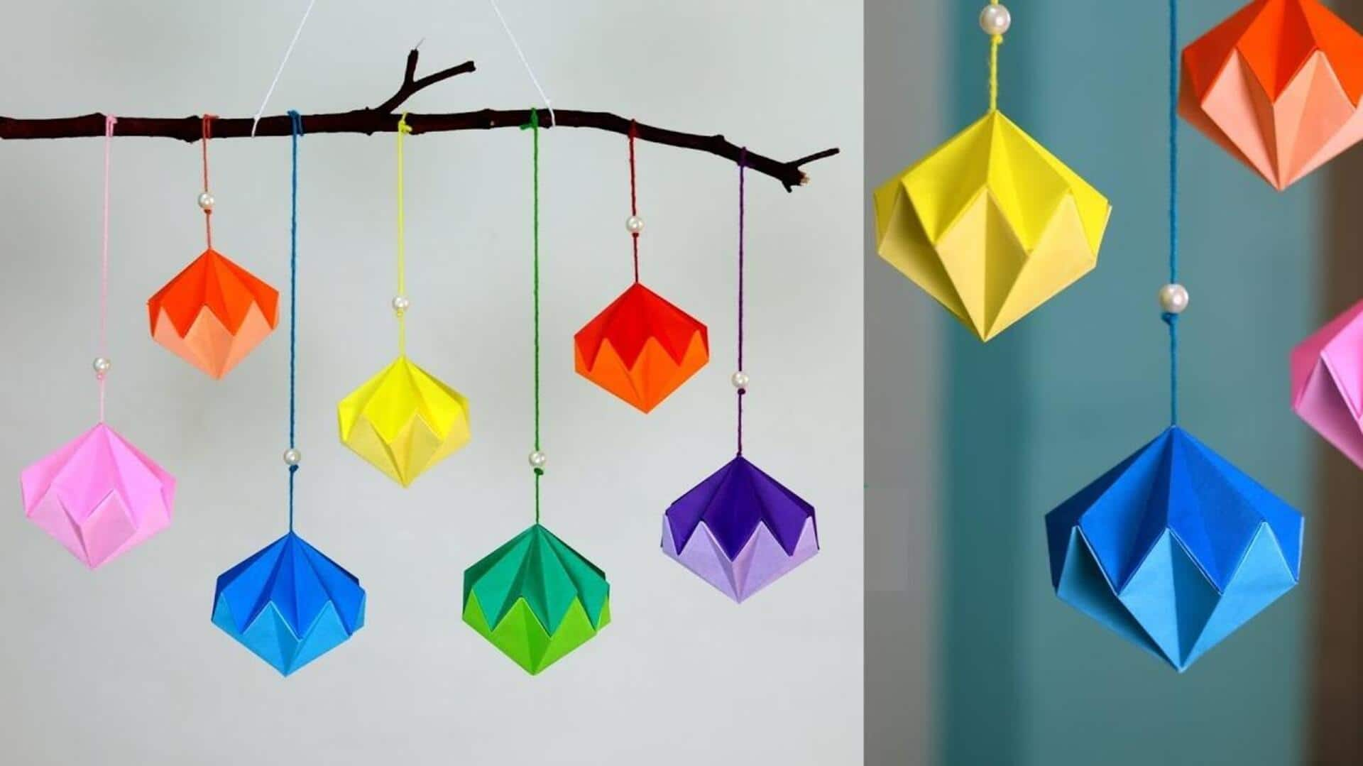 Unfolding beauty with origami decor