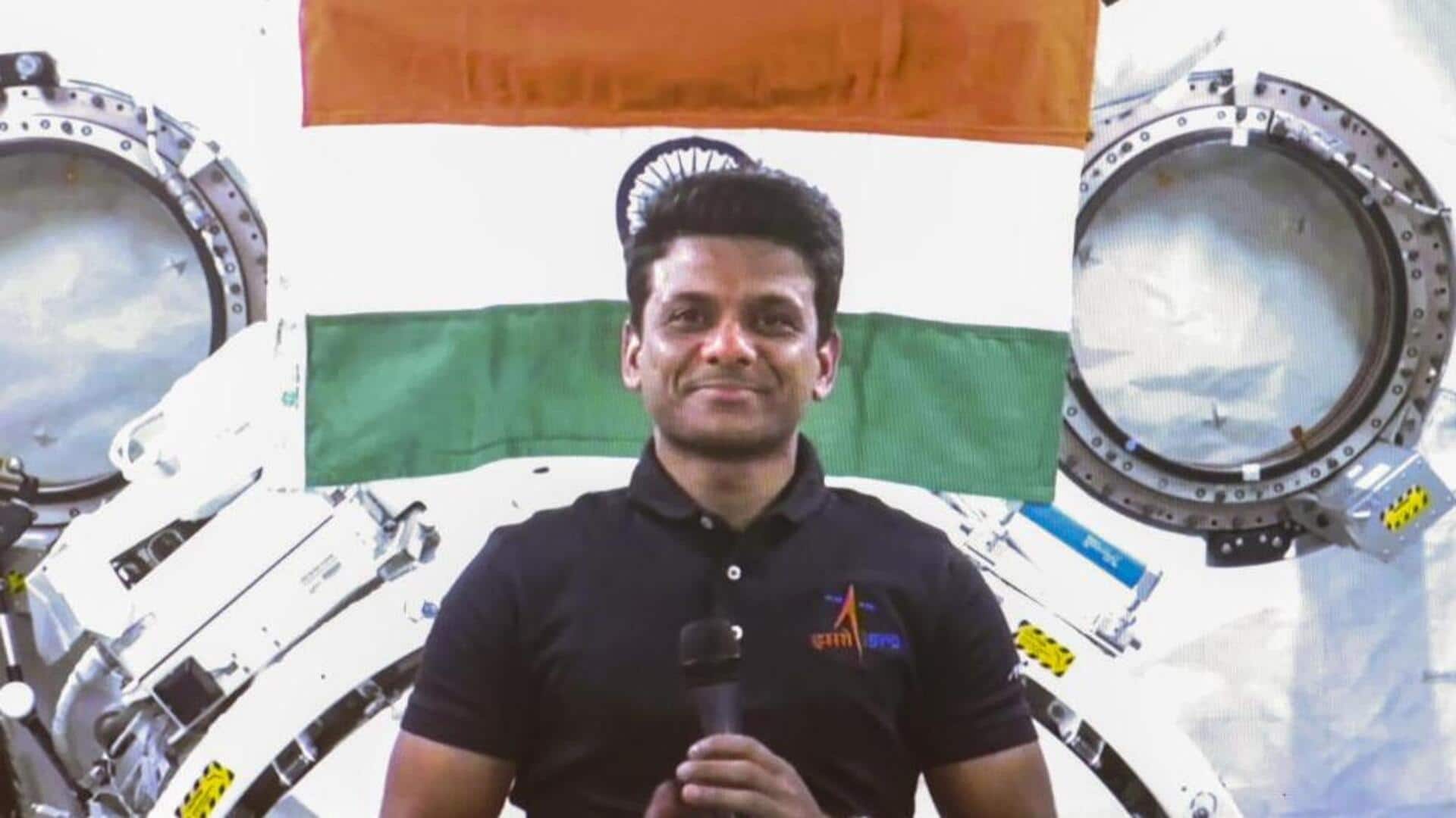 Indian astronaut Shubhanshu Shukla answers students' questions from space Indian astronaut Shubhanshu Shukla answers students' questions from space