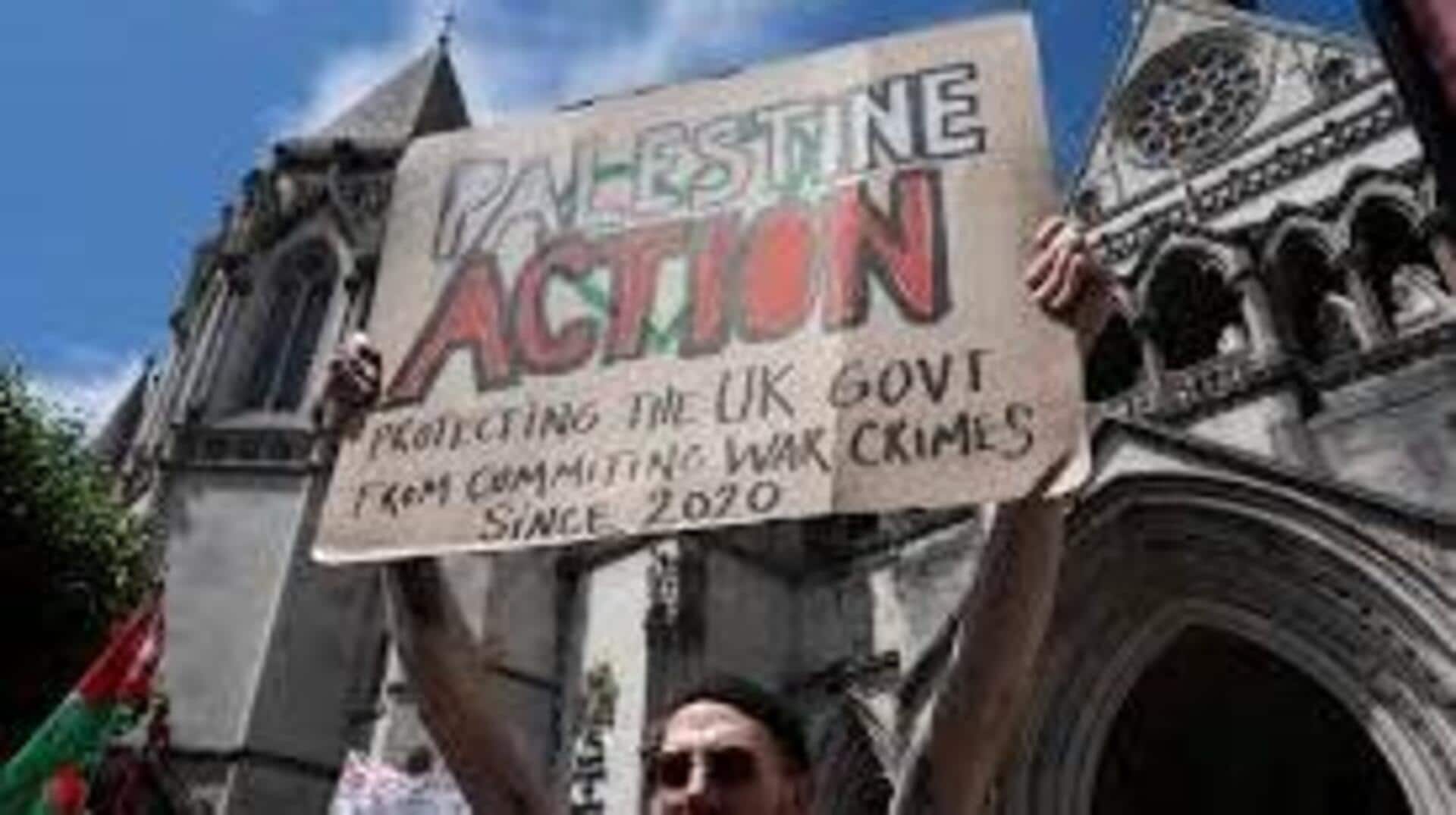 UK: Over 100 arrested protesting in support of Palestine Action