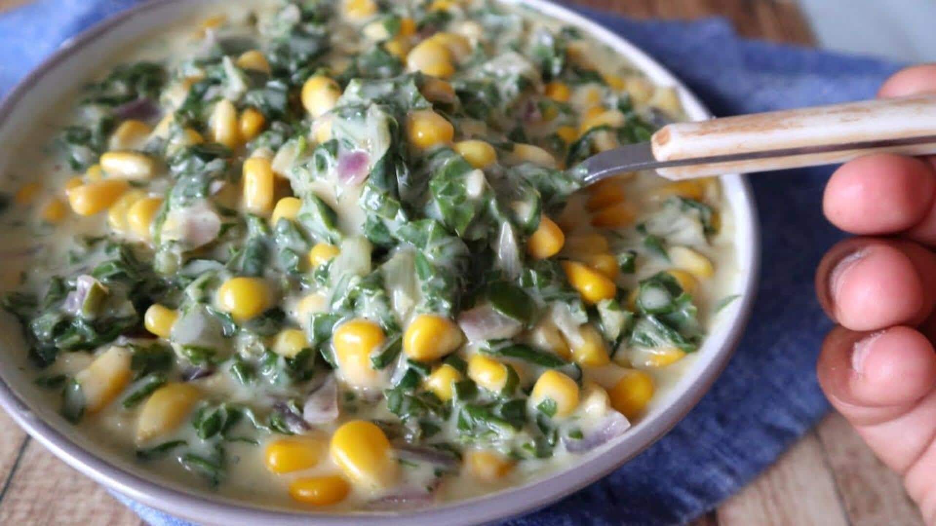 Fan of corn-spinach combo? Try these fun recipes