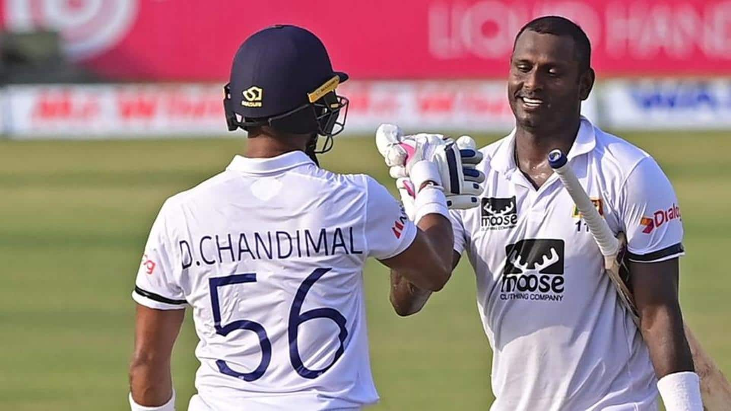 Chattogram Test, Day 1: Mathews' 114* powers SL to 258/4