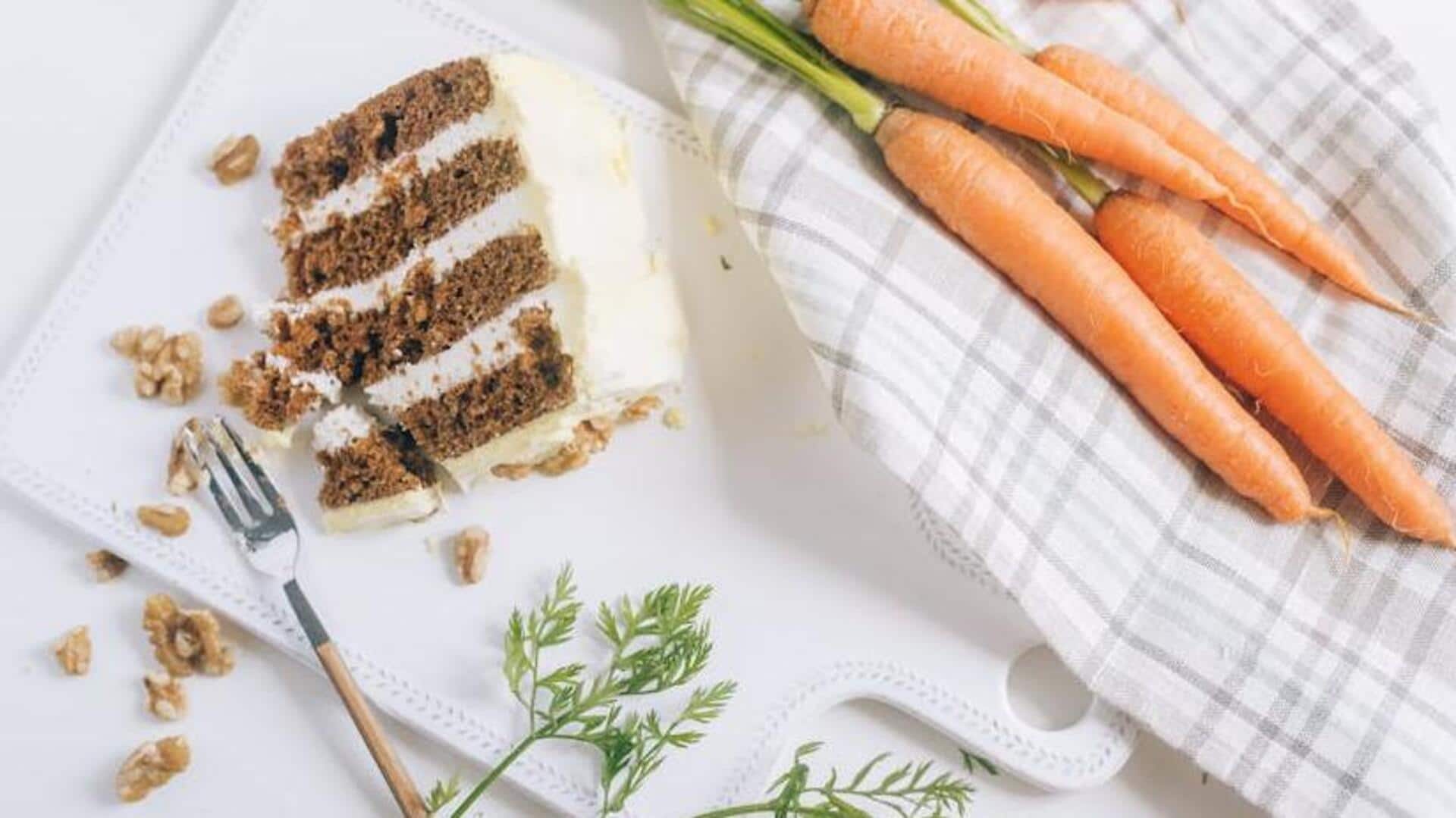 Calling all vegans! Try these vibrant carrot cakes today