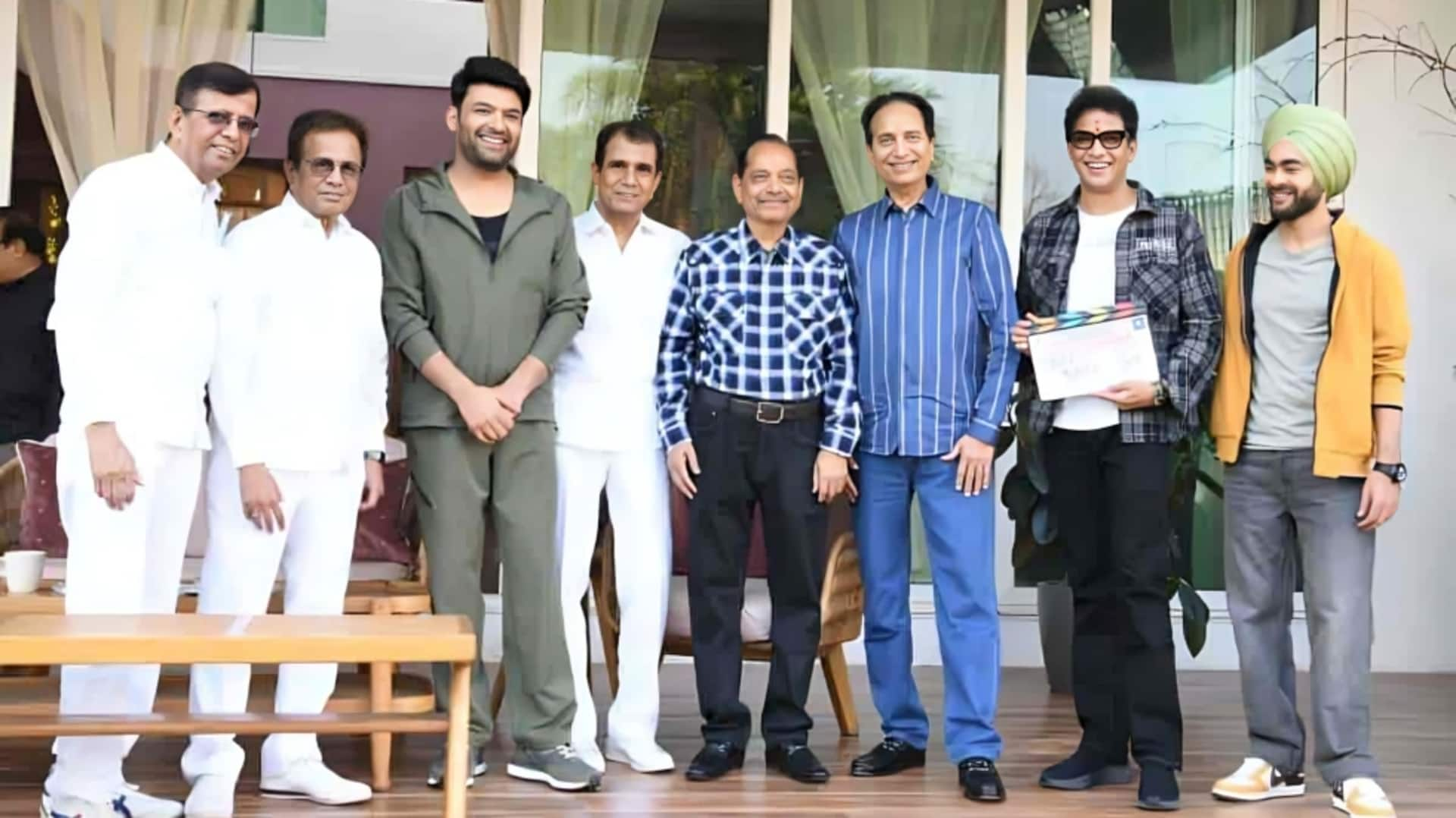 Kapil Sharma begins filming for 'Kis Kisko Pyaar Karoon 2'