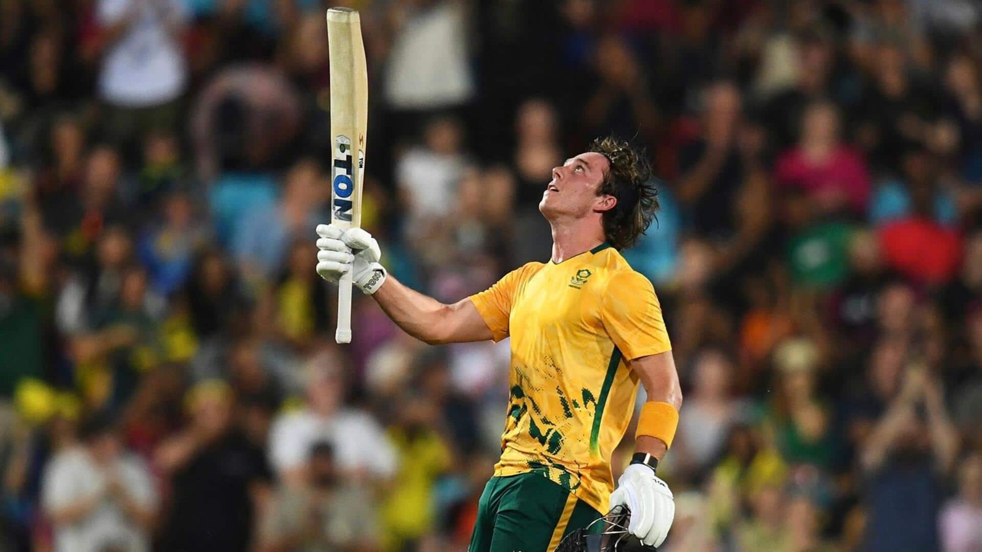 Dewald Brevis ruled out of Pakistan ODIs with shoulder injury