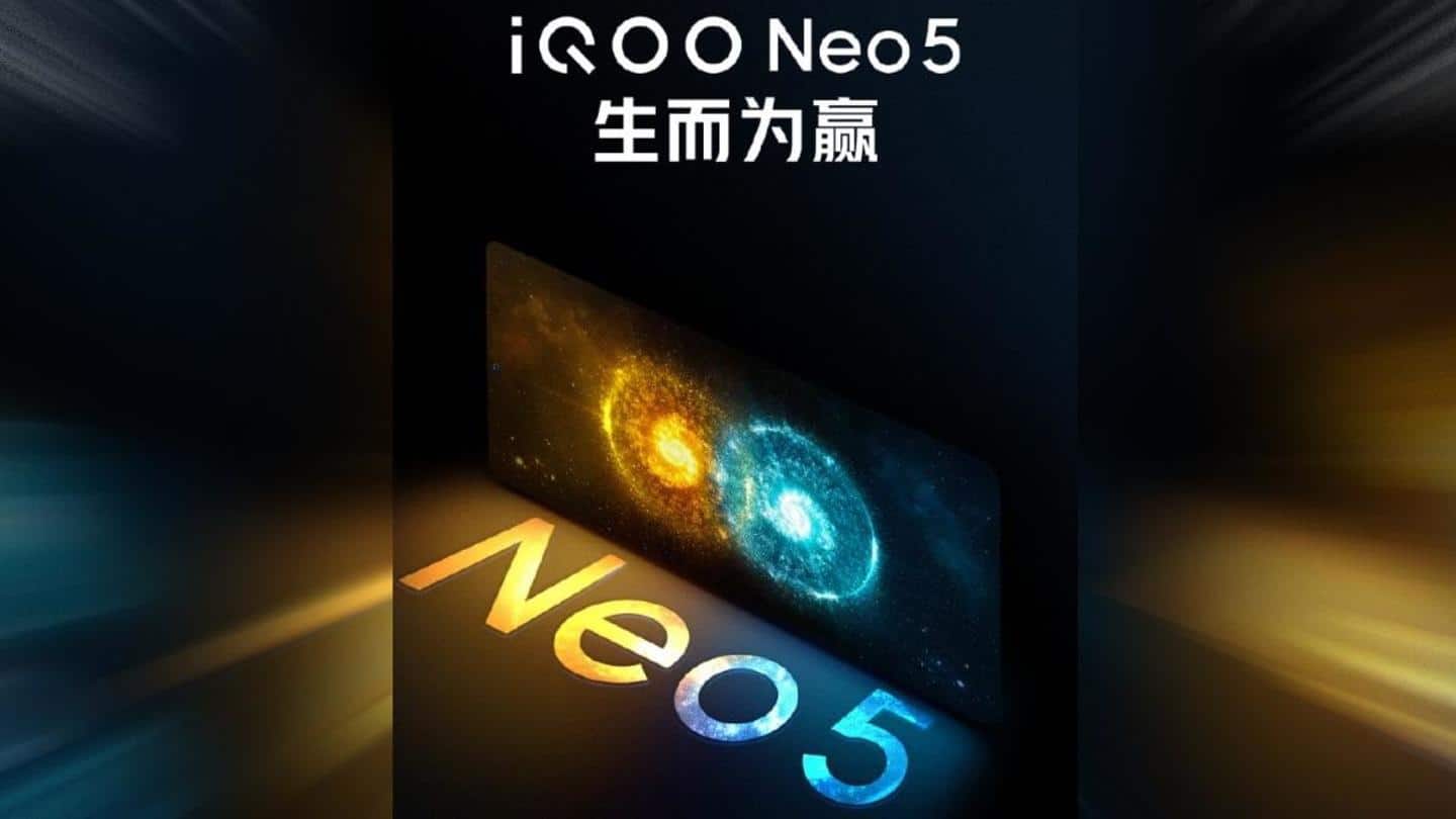 iQOO Neo 5 appears in live images, design features revealed