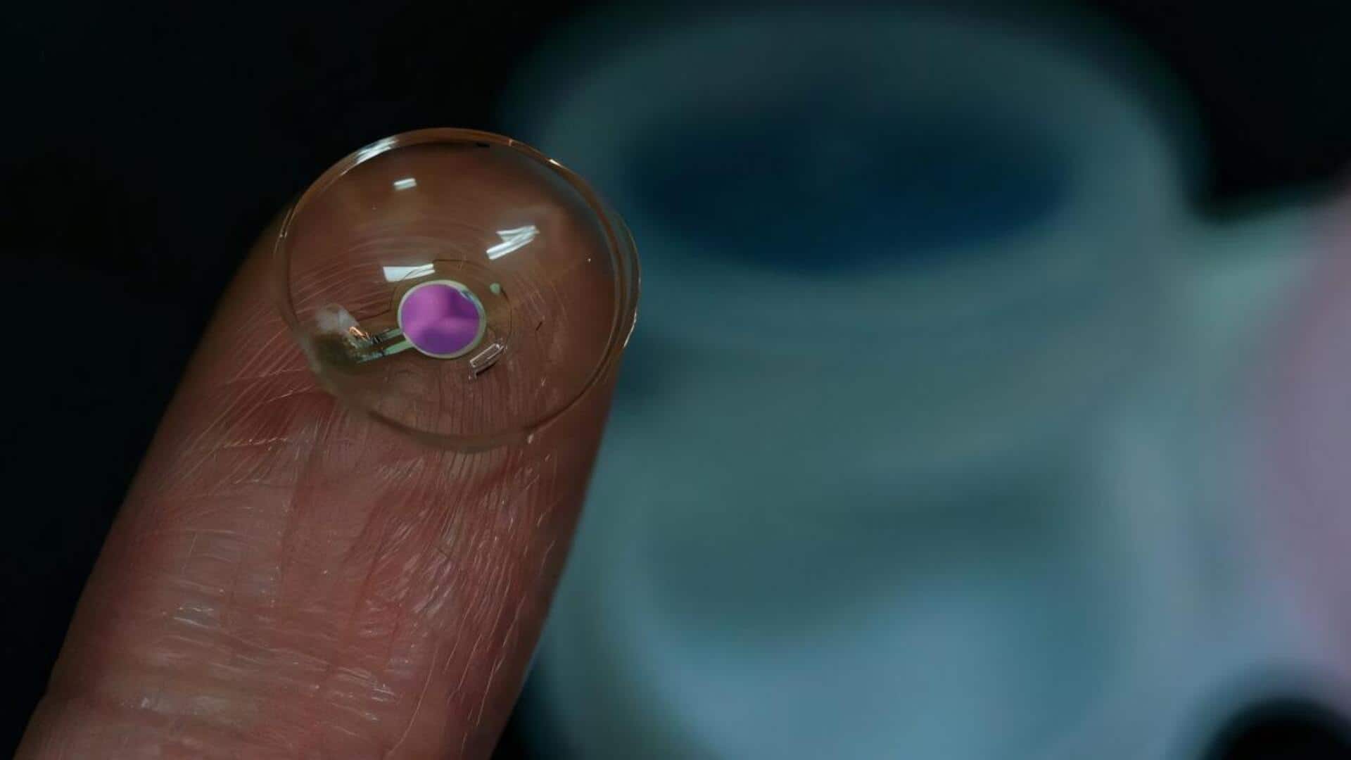Koreans develop world's first OLED contact lens for eye diagnostics