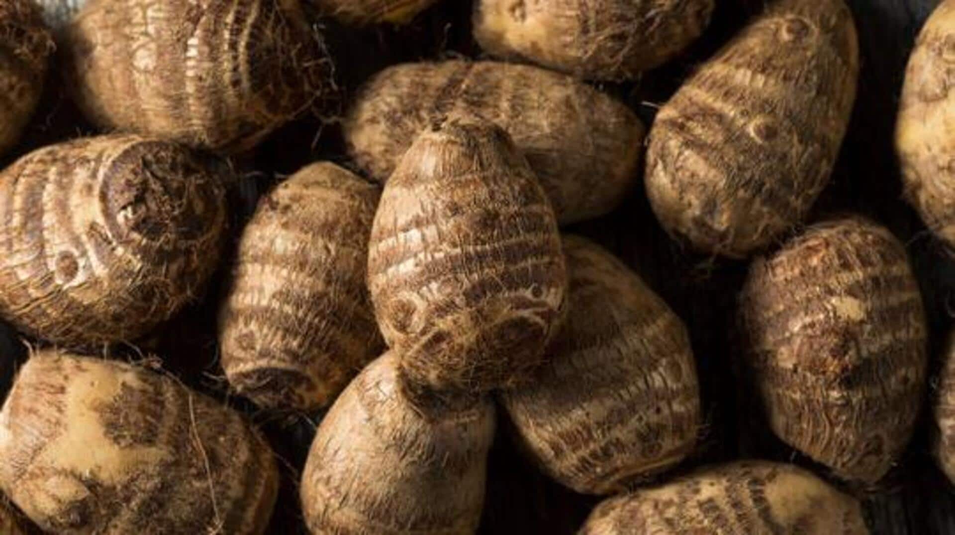 How to grow taro root in balcony 