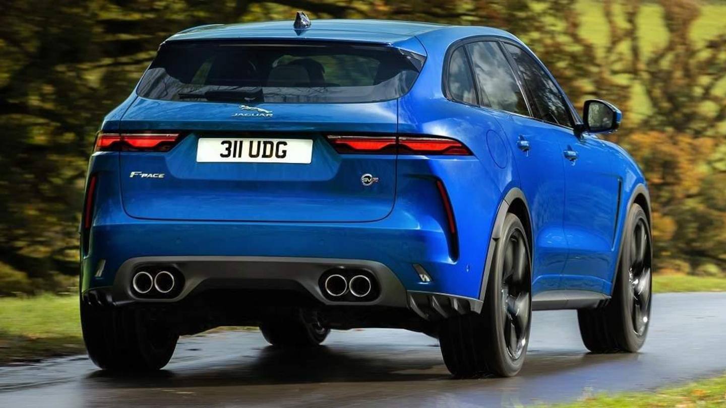 The car has a huge black grille and quad exhausts The car has a huge black grille and quad exhausts