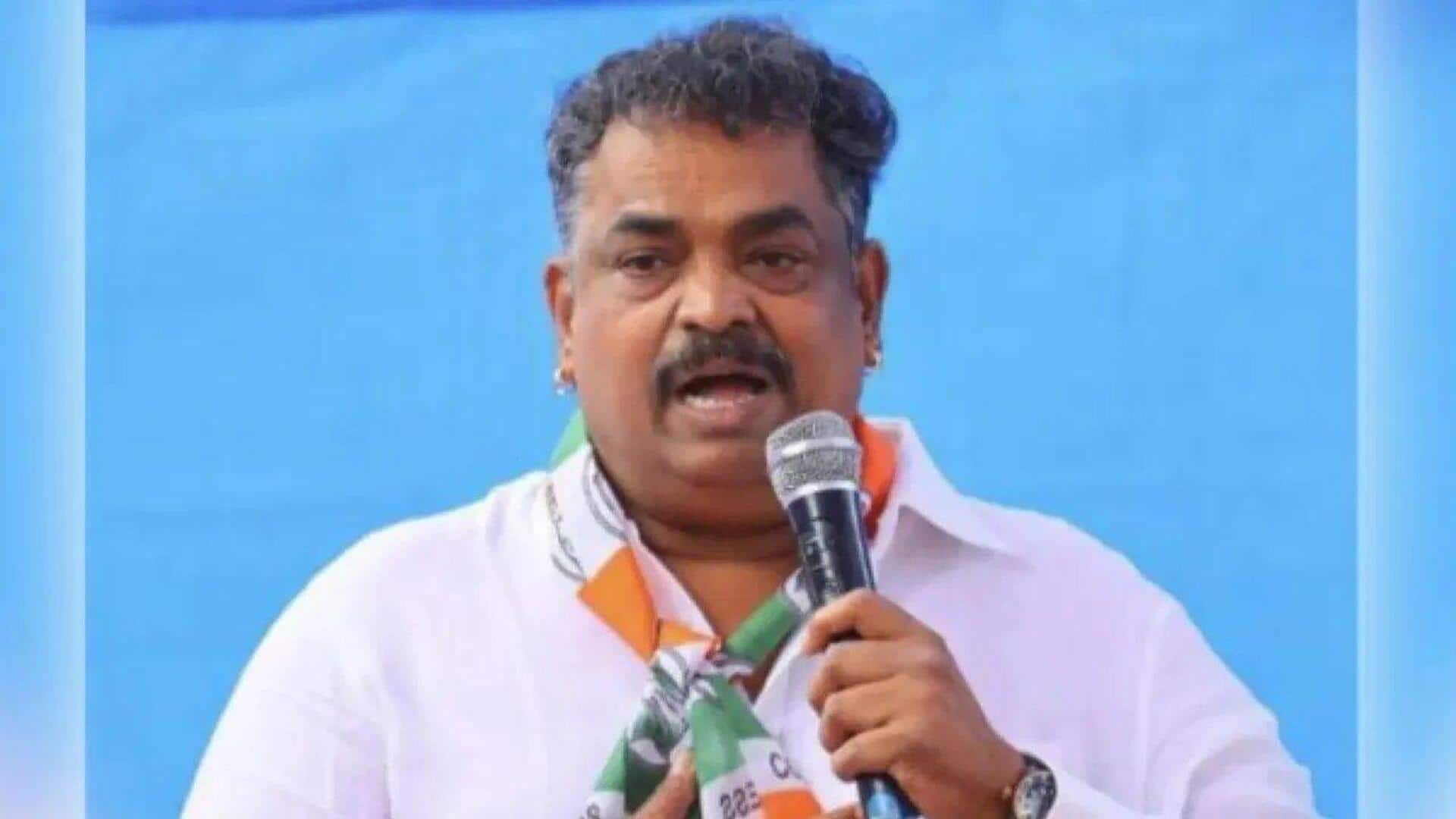 Congress MLA Satish Krishna Sail arrested in money laundering case Congress MLA Satish Krishna Sail arrested in money laundering case