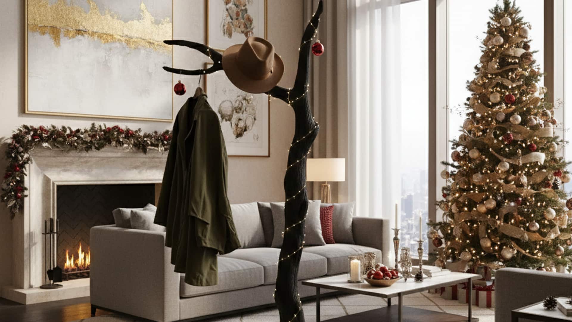 Coat racks to design entryway? Yes, you read that right!