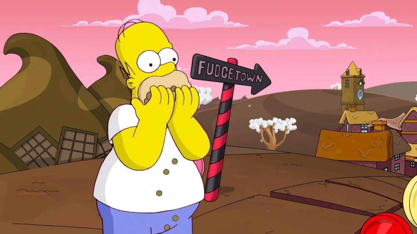 The legendary 'Land of Chocolate' in 'Simpsons' The legendary 'Land of Chocolate' in 'Simpsons'