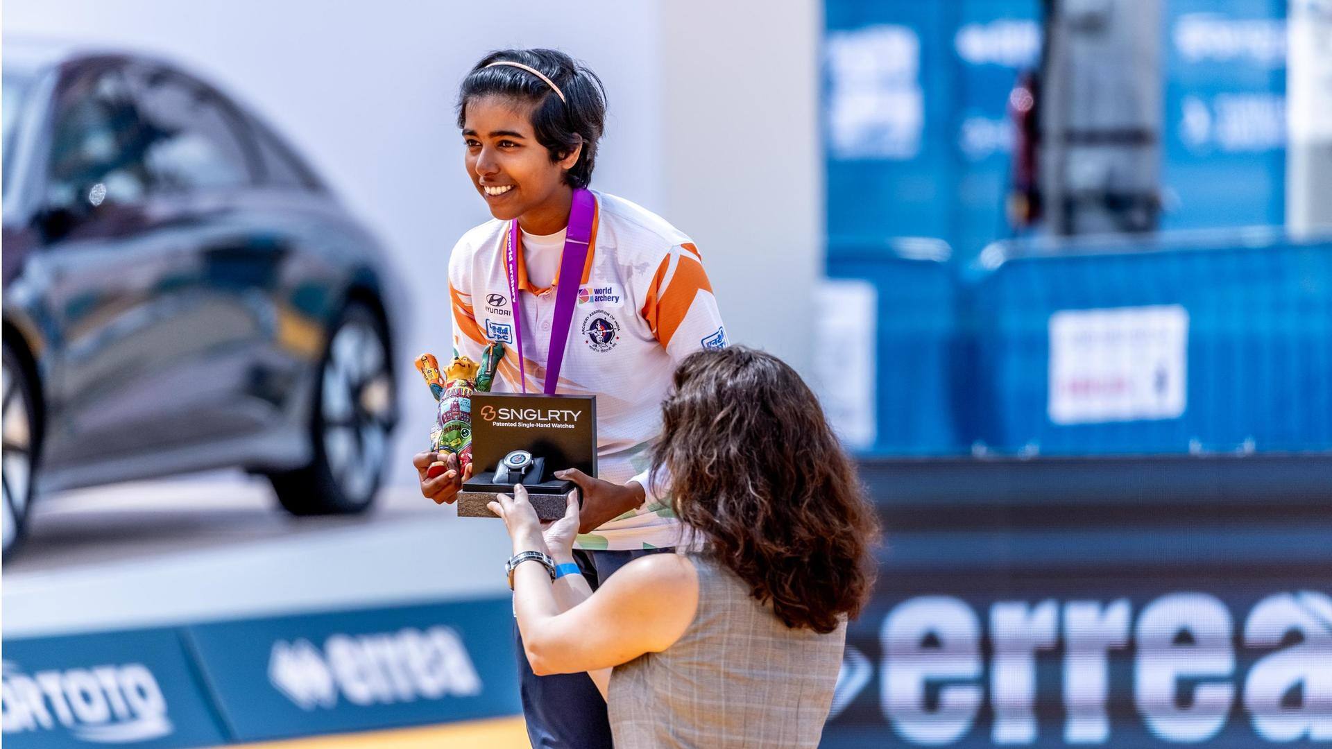 Who are archery world champions Aditi Swami and Ojas Deotale?