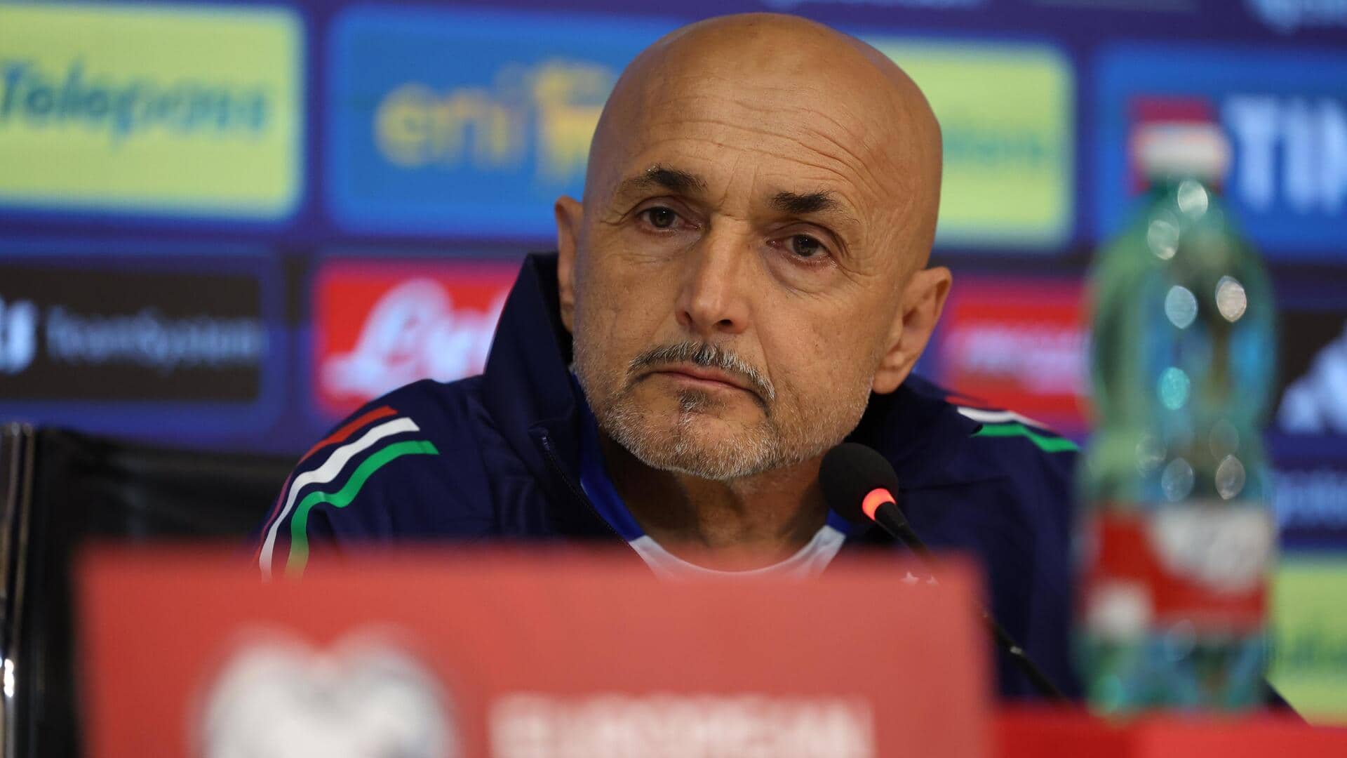 Luciano Spalletti confirms his sacking as Italy's head coach