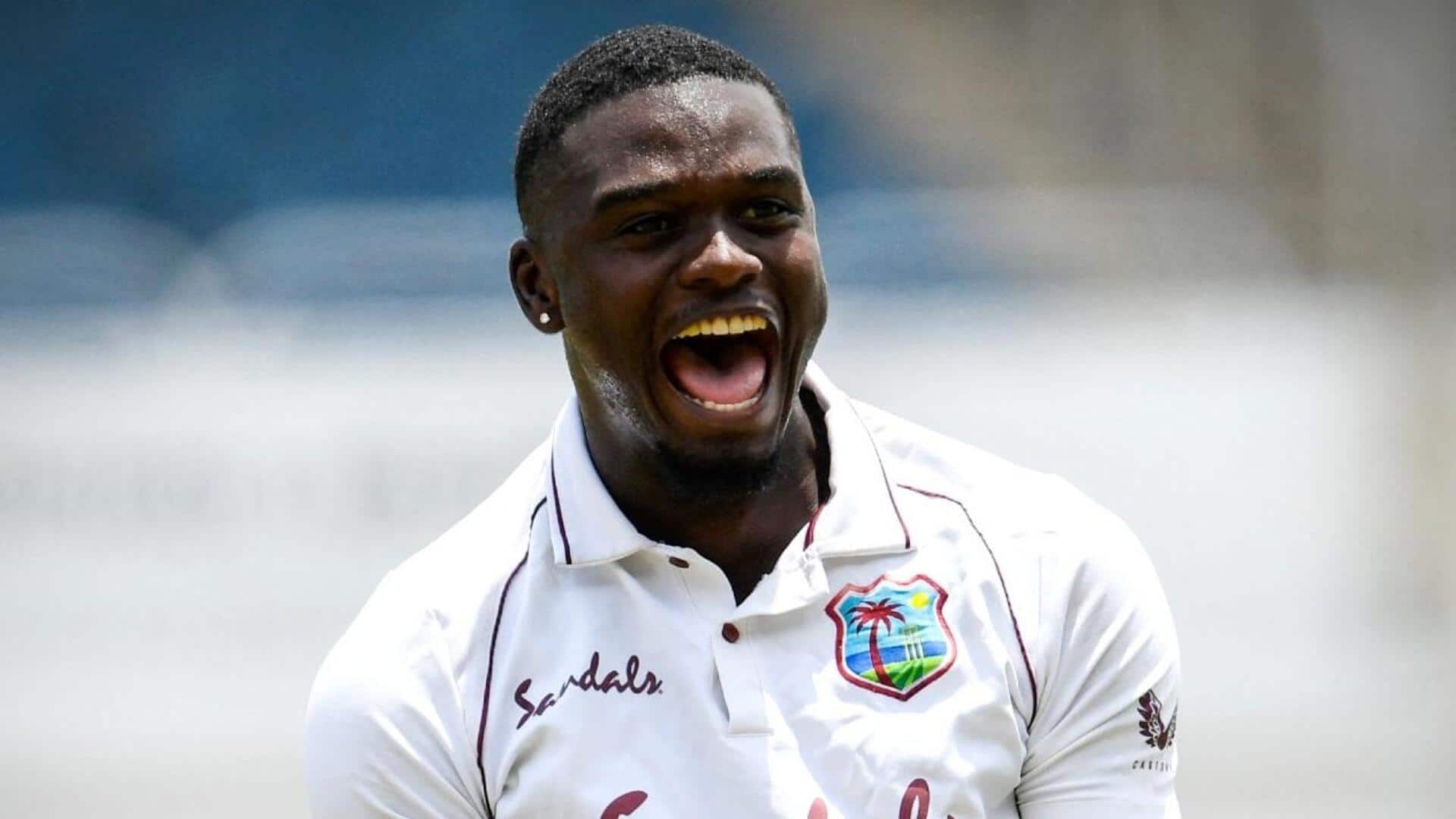 Jayden Seales claims his 3rd five-wicket haul in Tests: Stats Jayden Seales claims his 3rd five-wicket haul in Tests: Stats