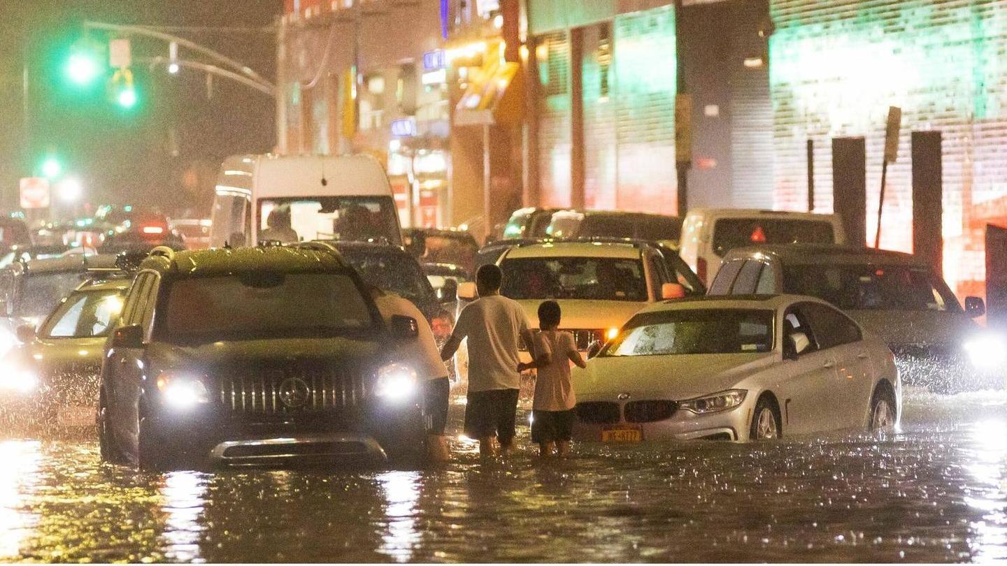 NYC sees record rain; almost all subway lines shut NYC sees record rain; almost all subway lines shut