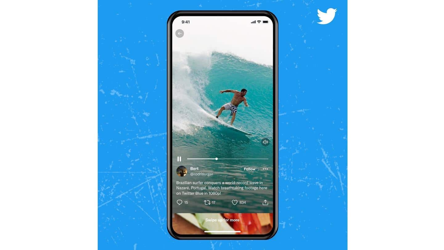 Twitter introduces TikTok-like vertical scrolling to improve video viewing experience