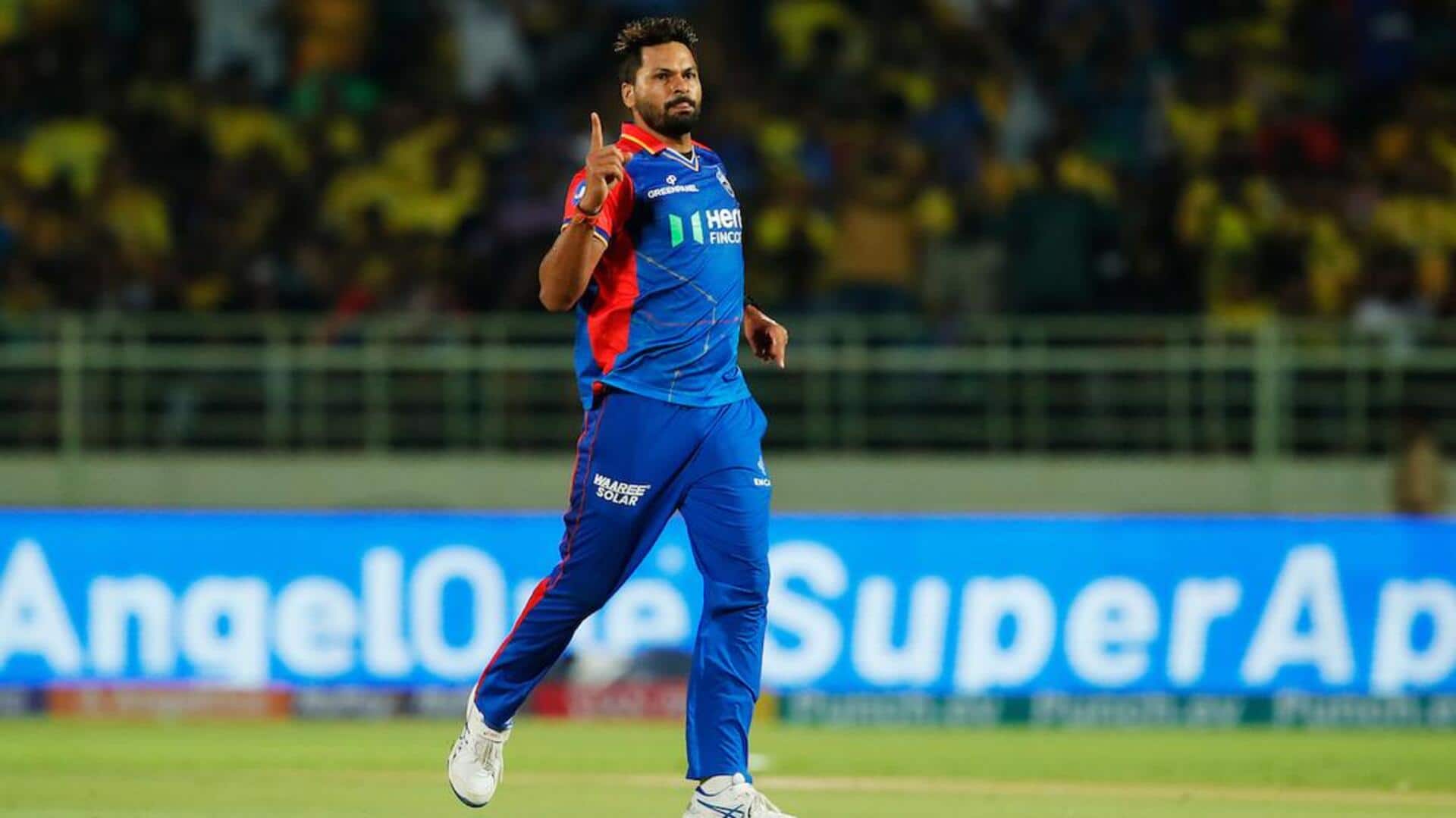 IPL 2025: DC's Mukesh Kumar fined 10% of match fee IPL 2025: DC's Mukesh Kumar fined 10% of match fee