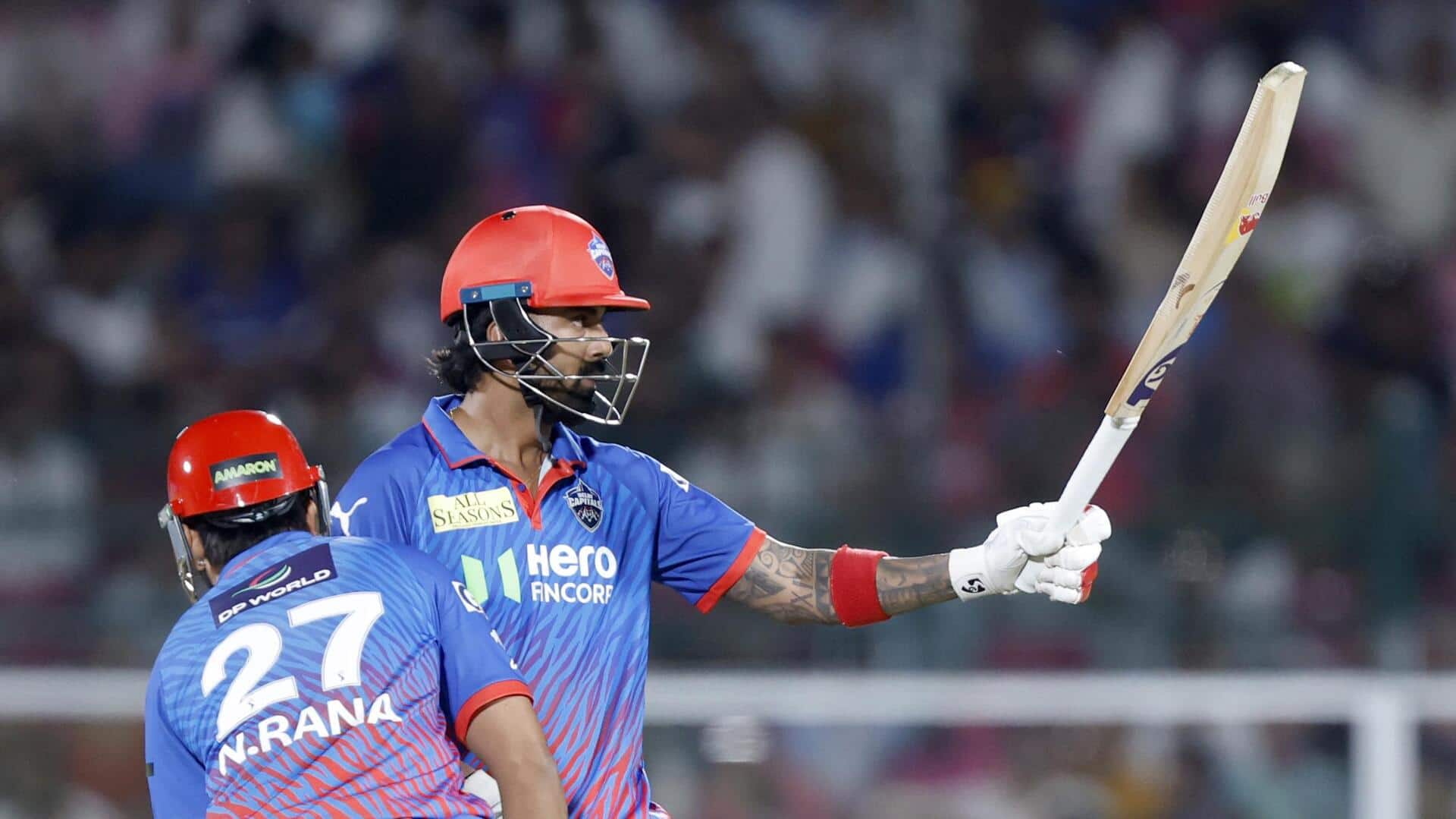 KL Rahul slams his 8th IPL half-century against RR: Stats