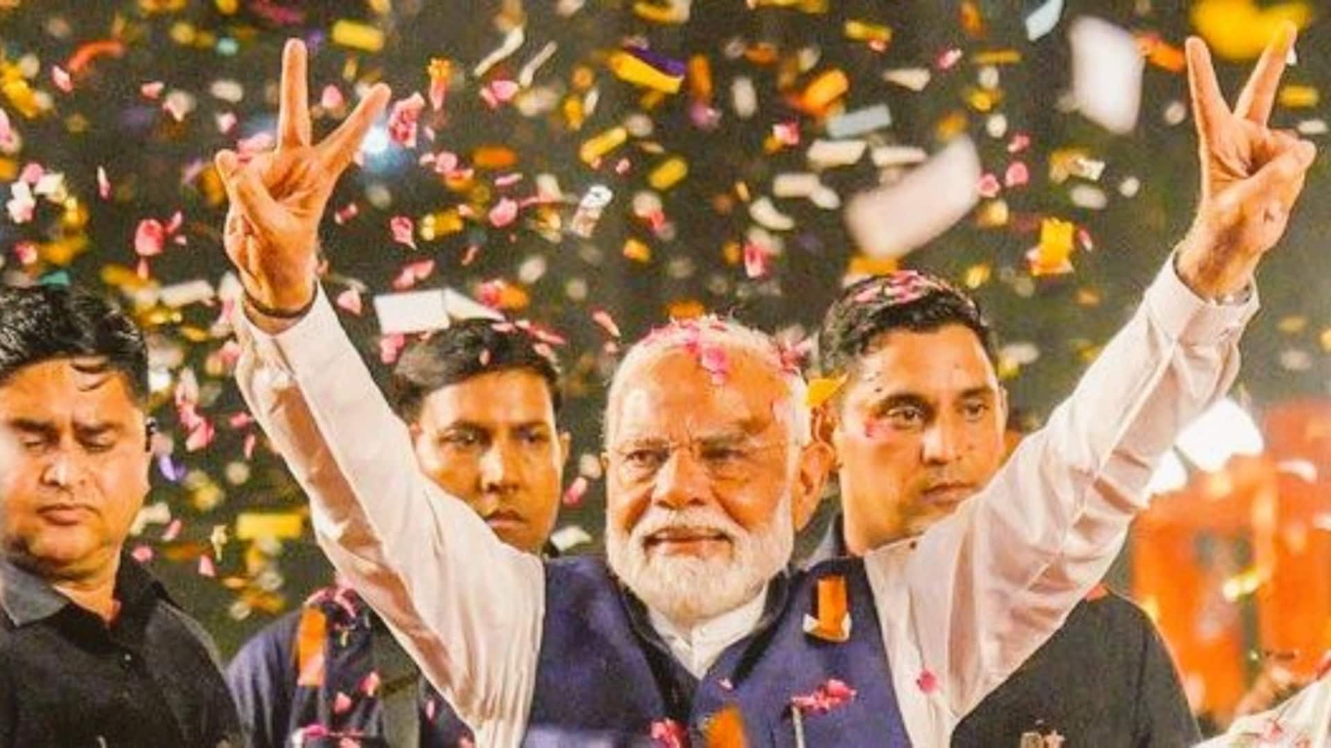 Modi hails Bengal 'poriborton' in address to party workers