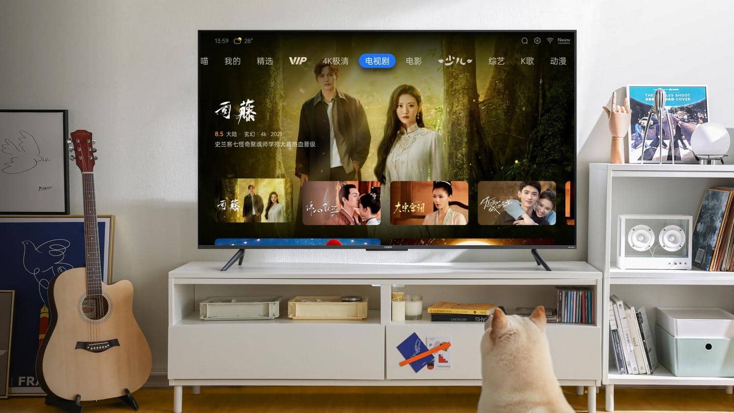 OPPO Smart TV K9 series, with quad-core MediaTek chipset, launched