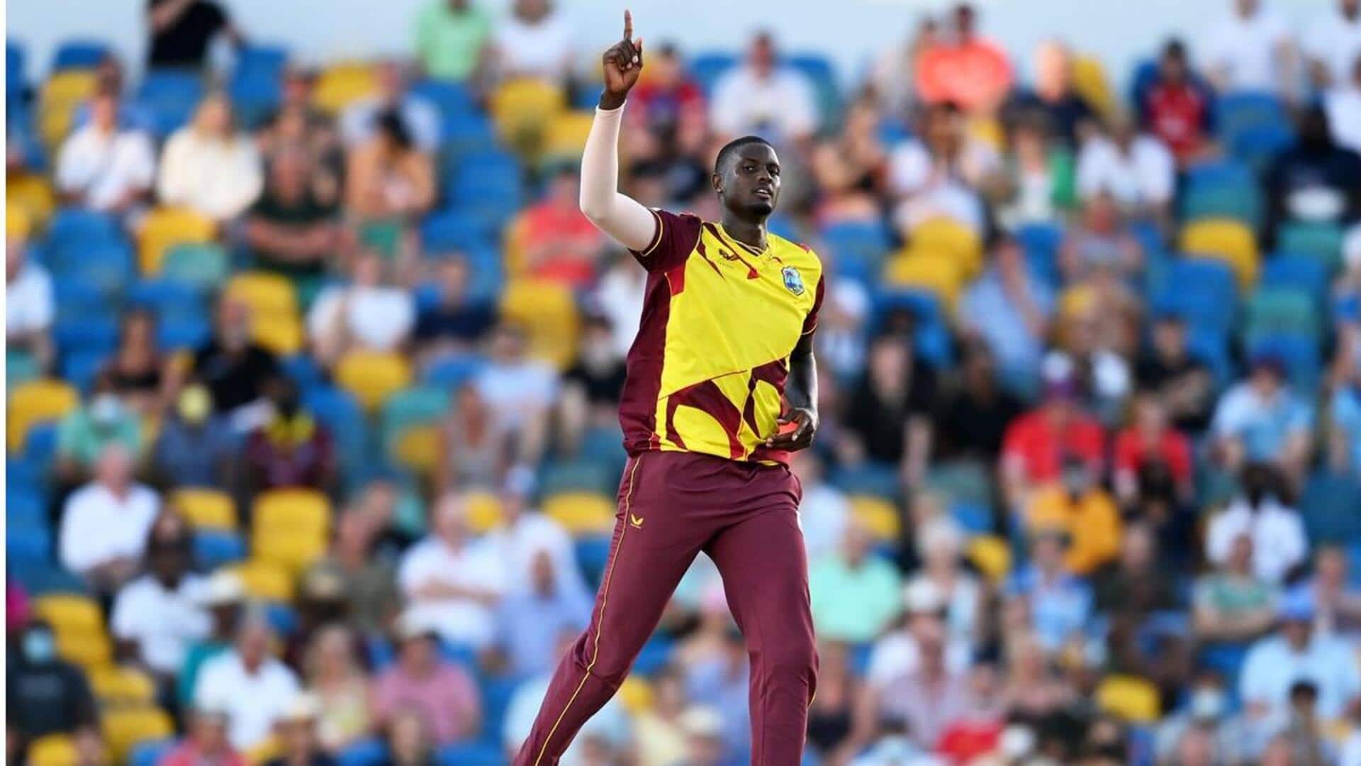 Jason Holder surpasses Bravo, becomes WI's highest wicket-taker in T20Is Jason Holder surpasses Bravo, becomes WI's highest wicket-taker in T20Is