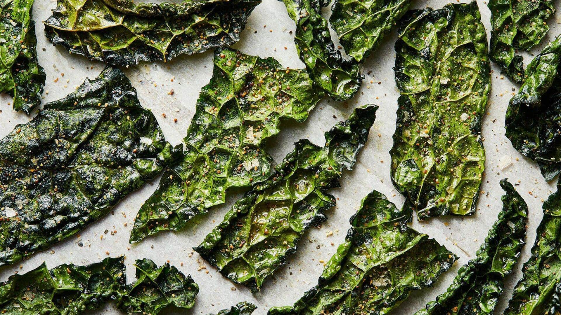 Harvesting health: Cooking with kale chips