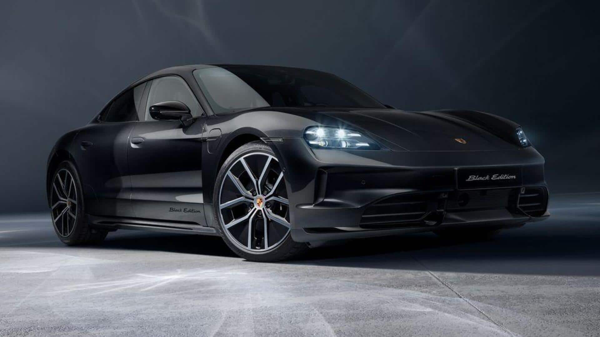 Porsche Taycan Black Edition arrives with more style and range Porsche Taycan Black Edition arrives with more style and range