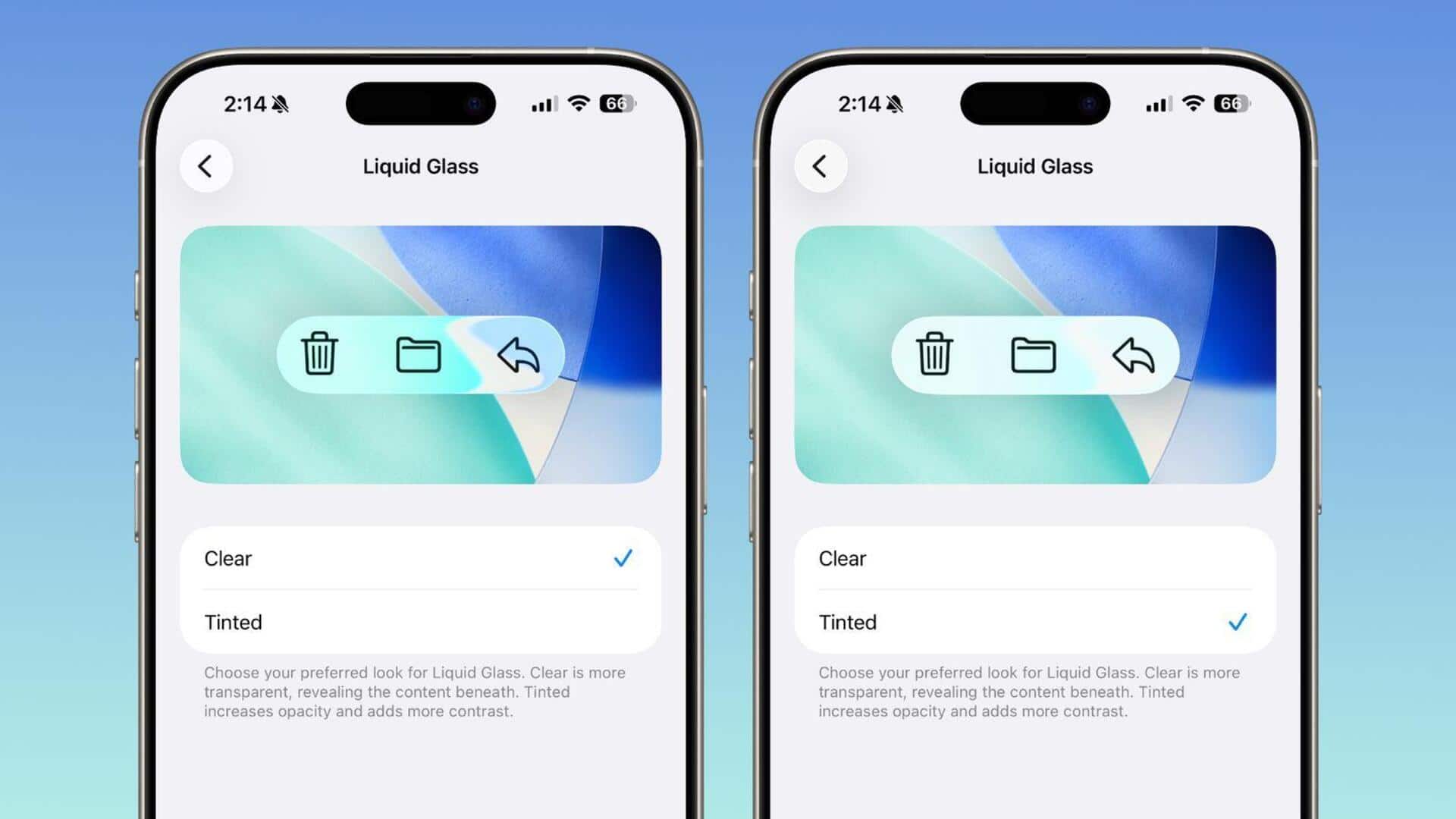 Apple now lets users control transparency of Liquid Glass design Apple now lets users control transparency of Liquid Glass design