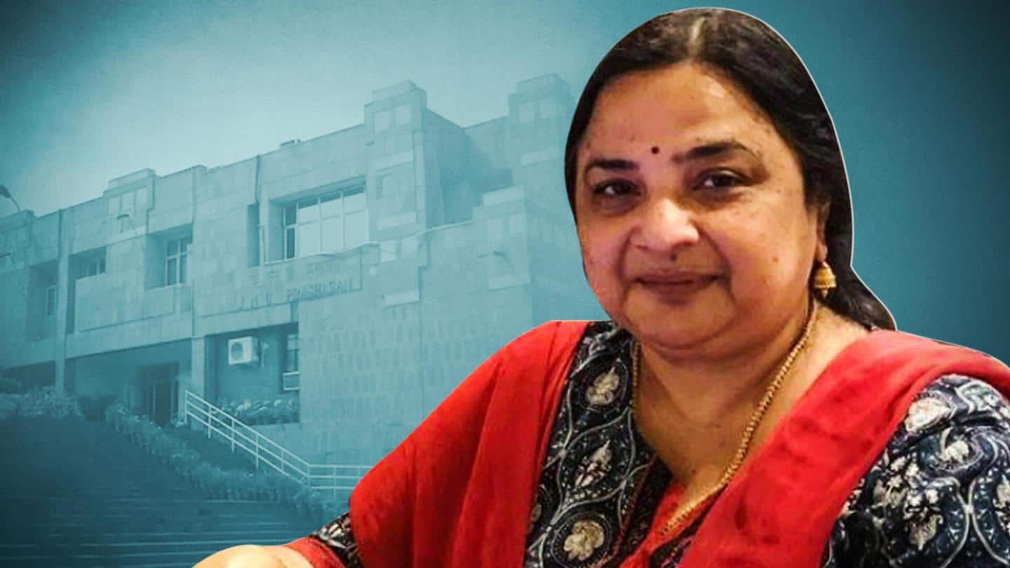 Who is Santishree Pandit, the first woman VC of JNU?