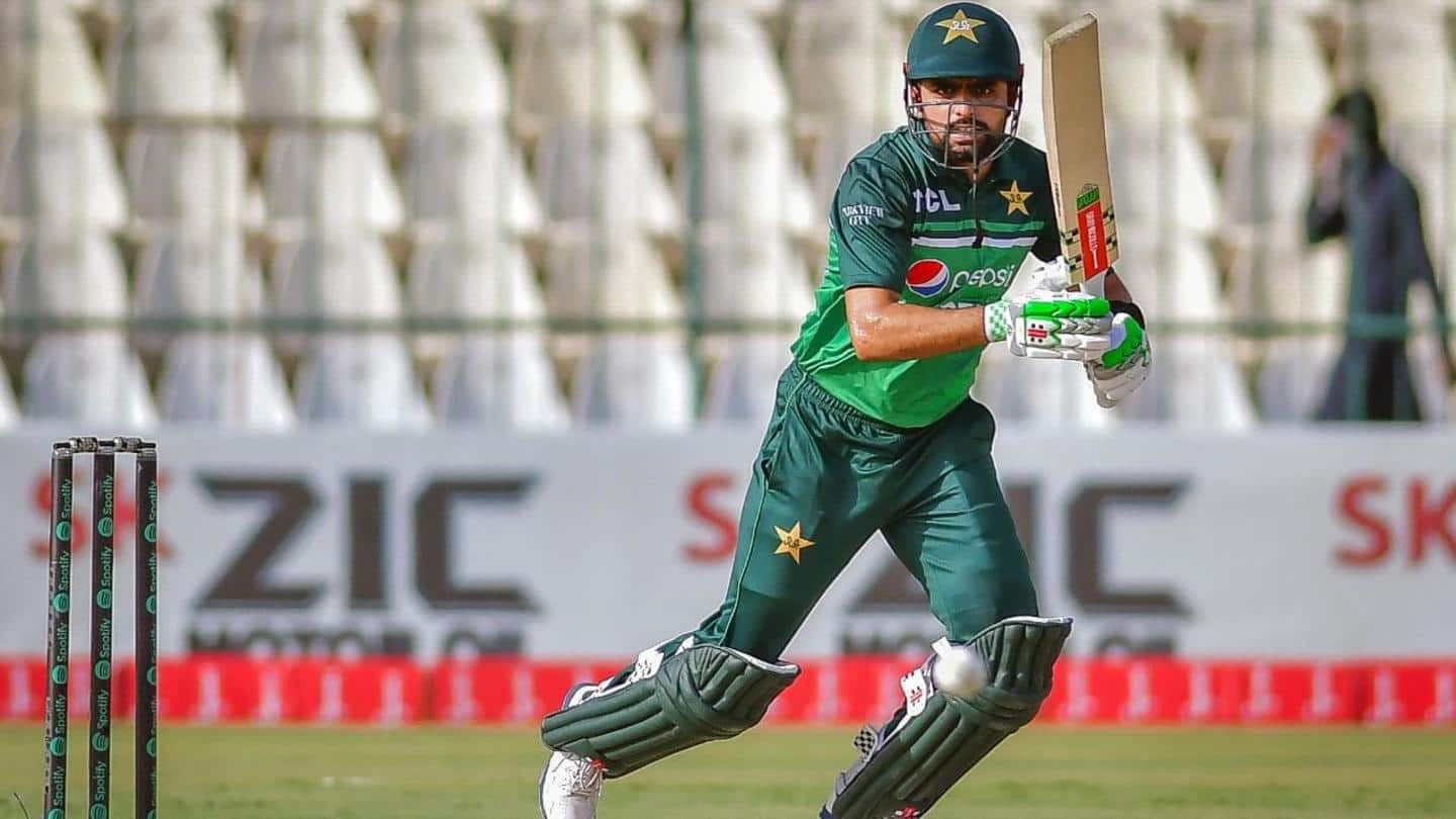 Six successive fifty-plus scores for Babar Azam in ODIs