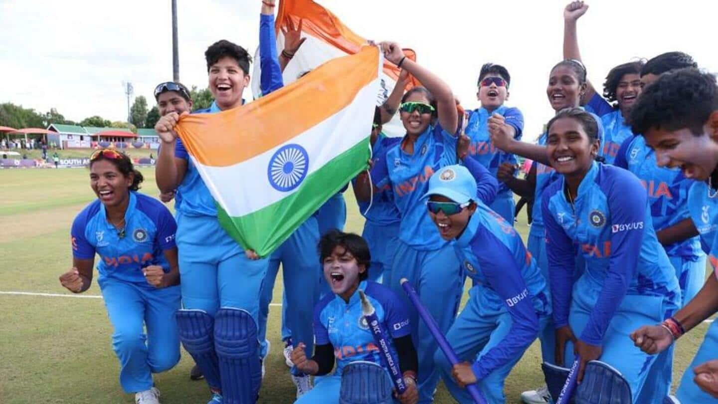 India Women win the inaugural ICC U-19 T20 World Cup